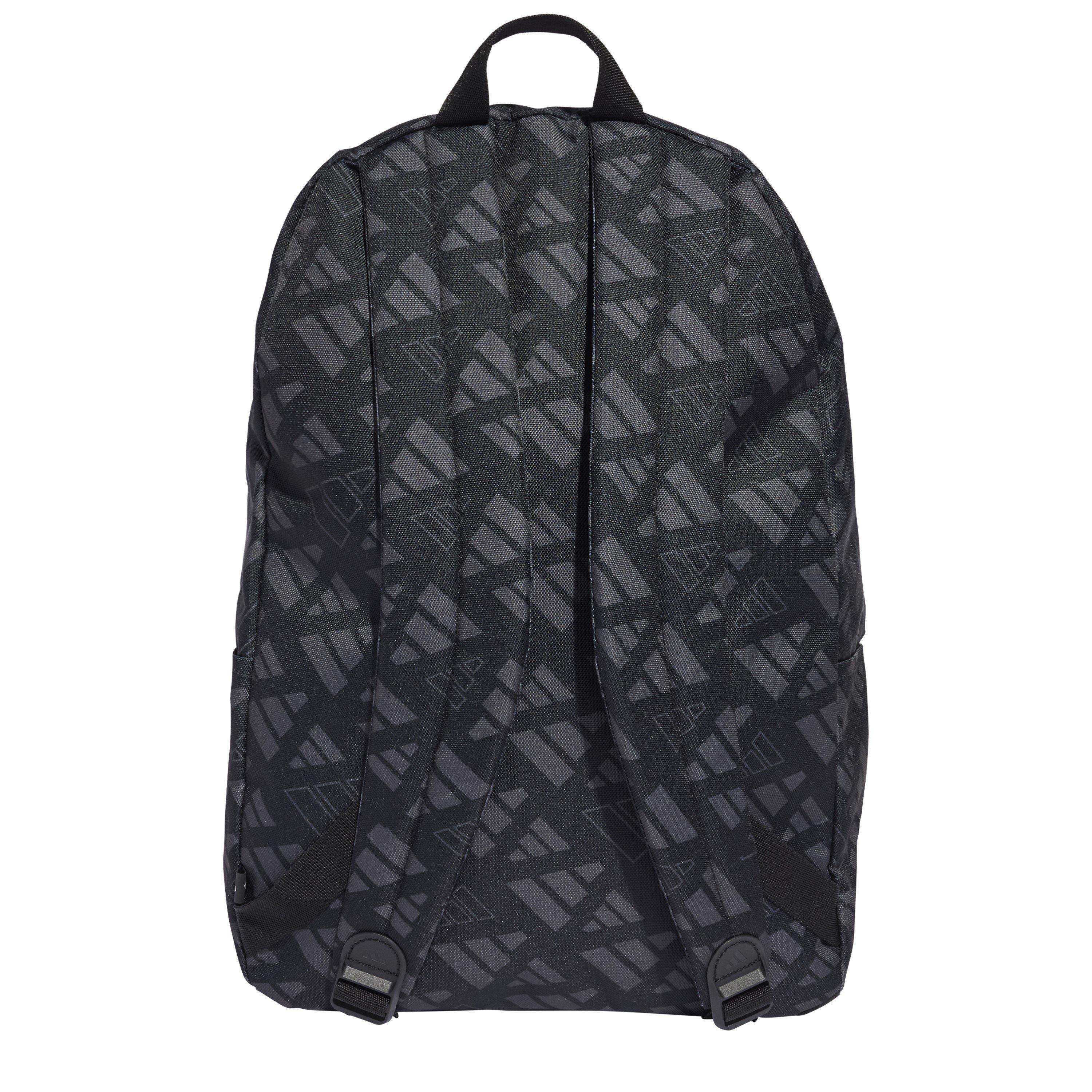 Noir/Gris/Blanc - adidas - Classic Monogram Graphic Backpack - 2