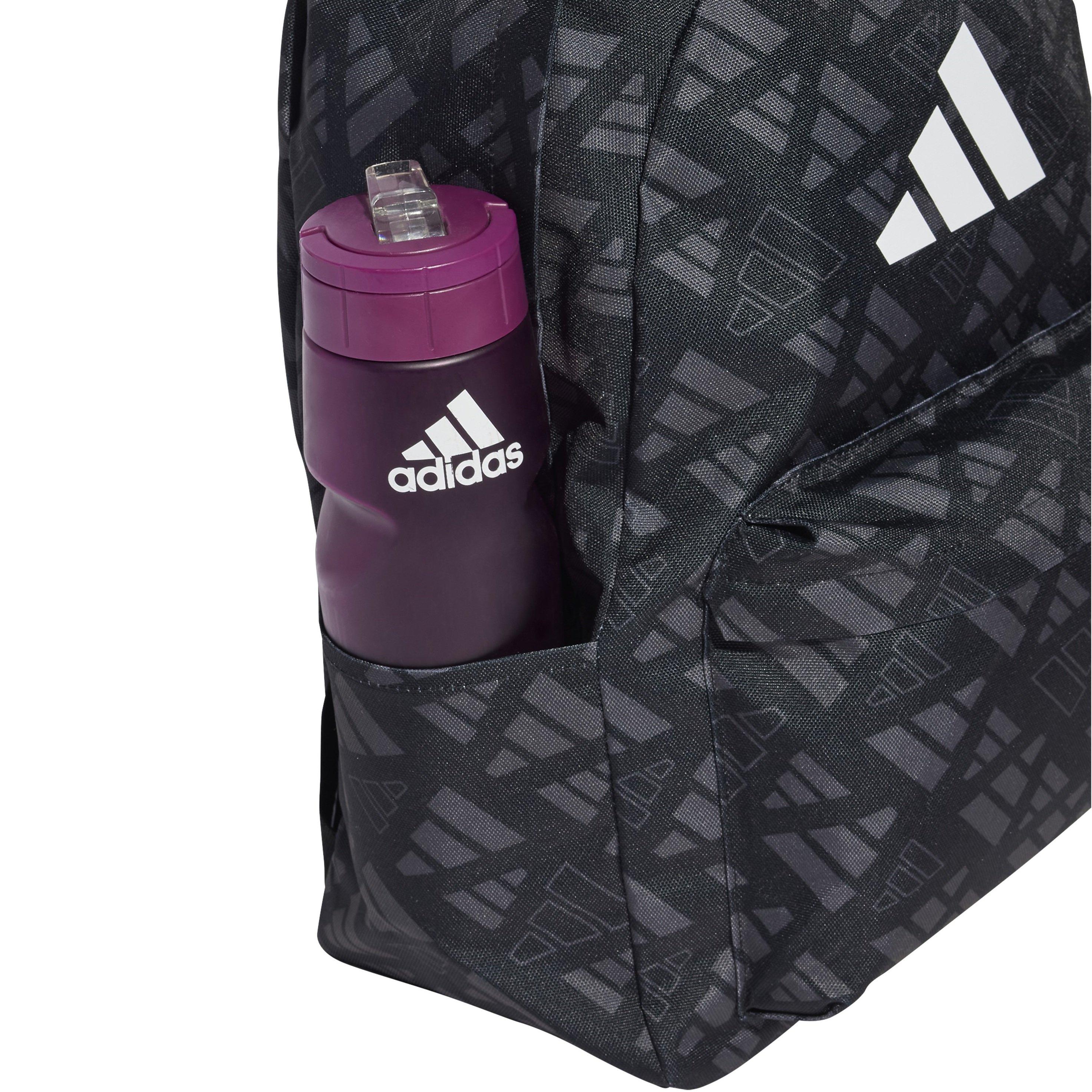 Noir/Gris/Blanc - adidas - Classic Monogram Graphic Backpack - 5