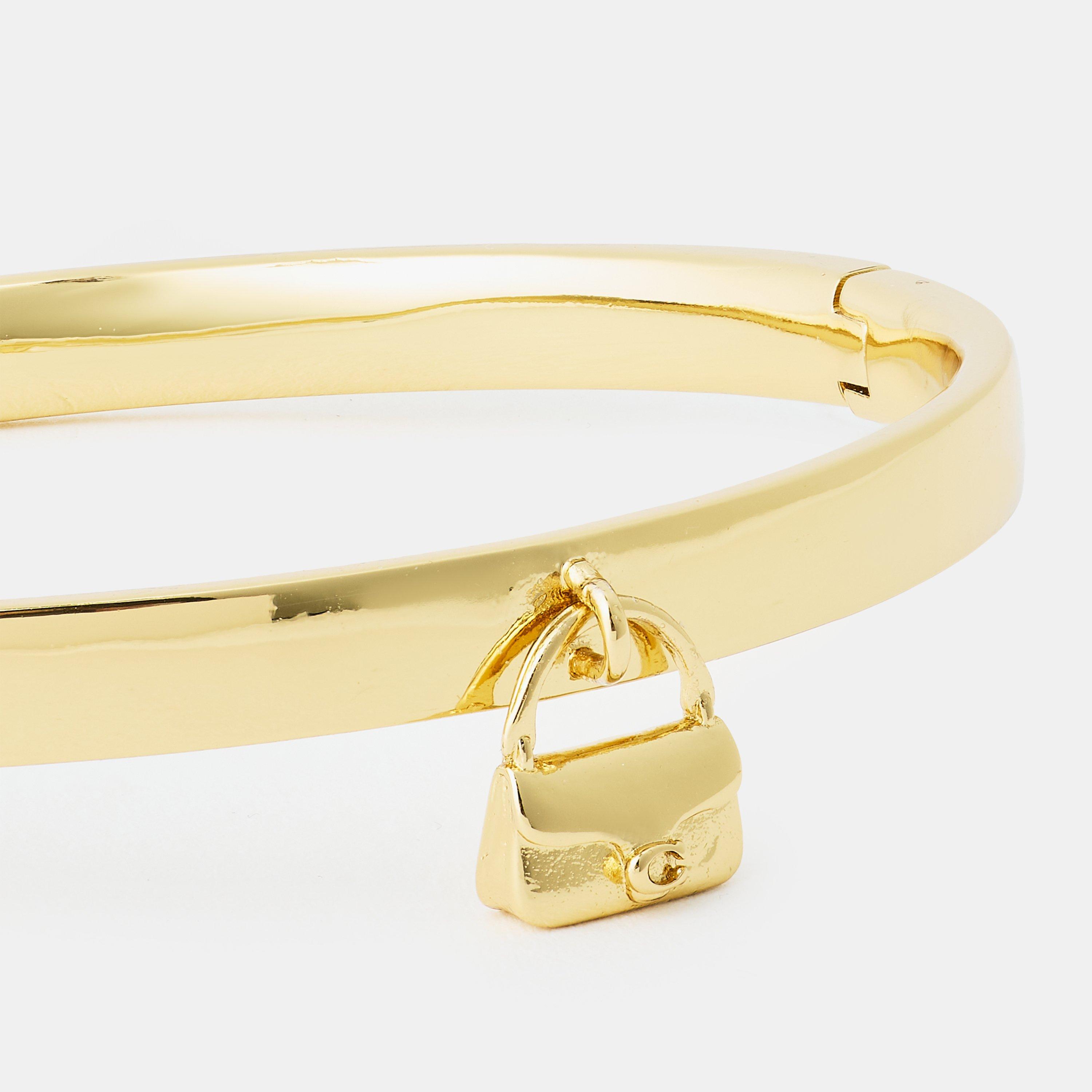 shiny gold - Coach - COACH TABBY BANGLE - 2