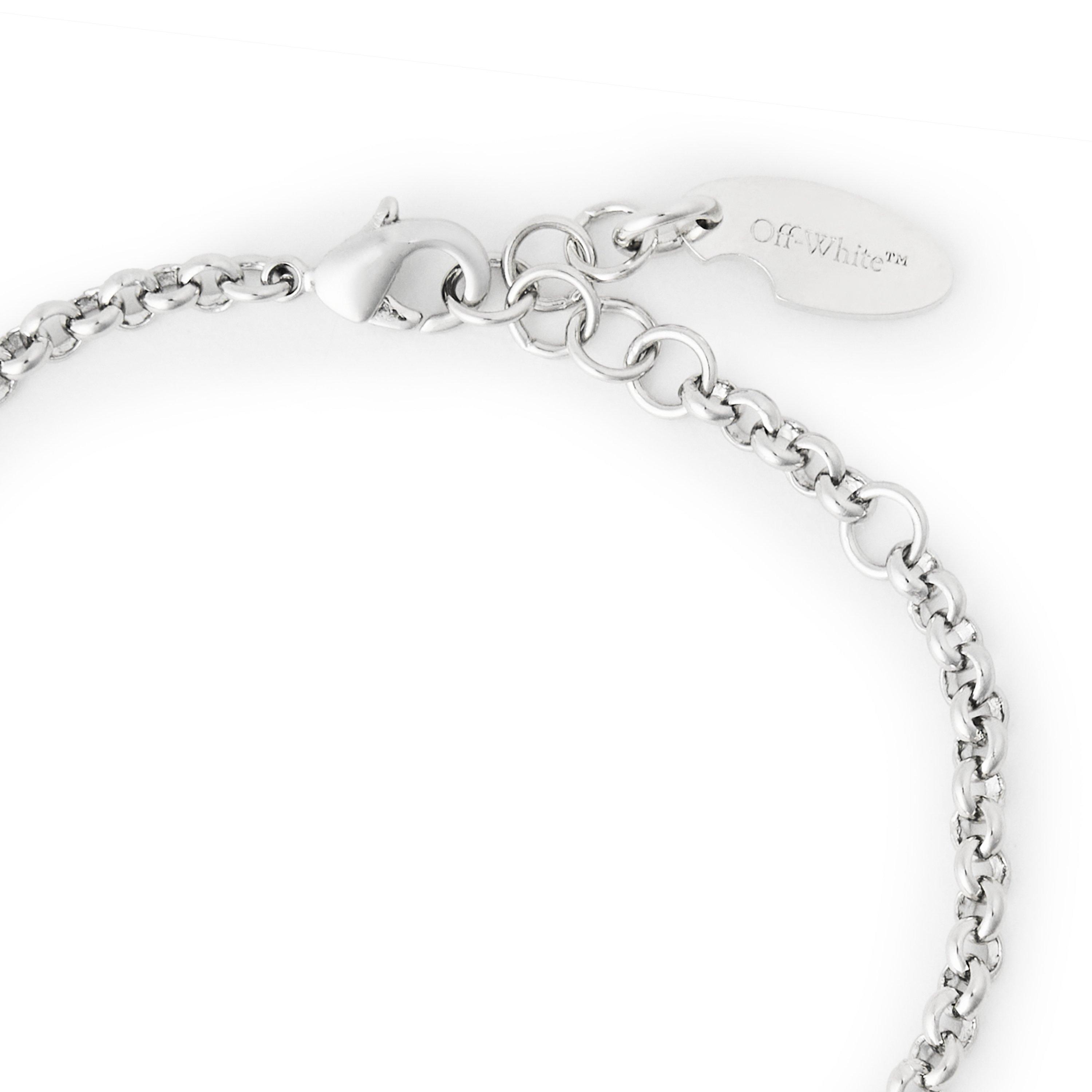Silver - Off White - Arrows Station Bracelet - 2