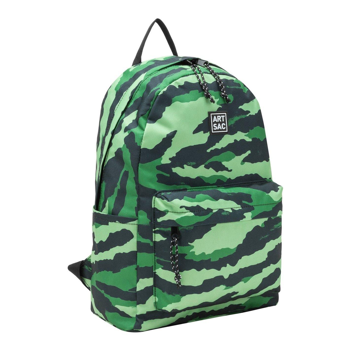 Grøn - Artsac - Artsac Front Pocket Backpack - 3