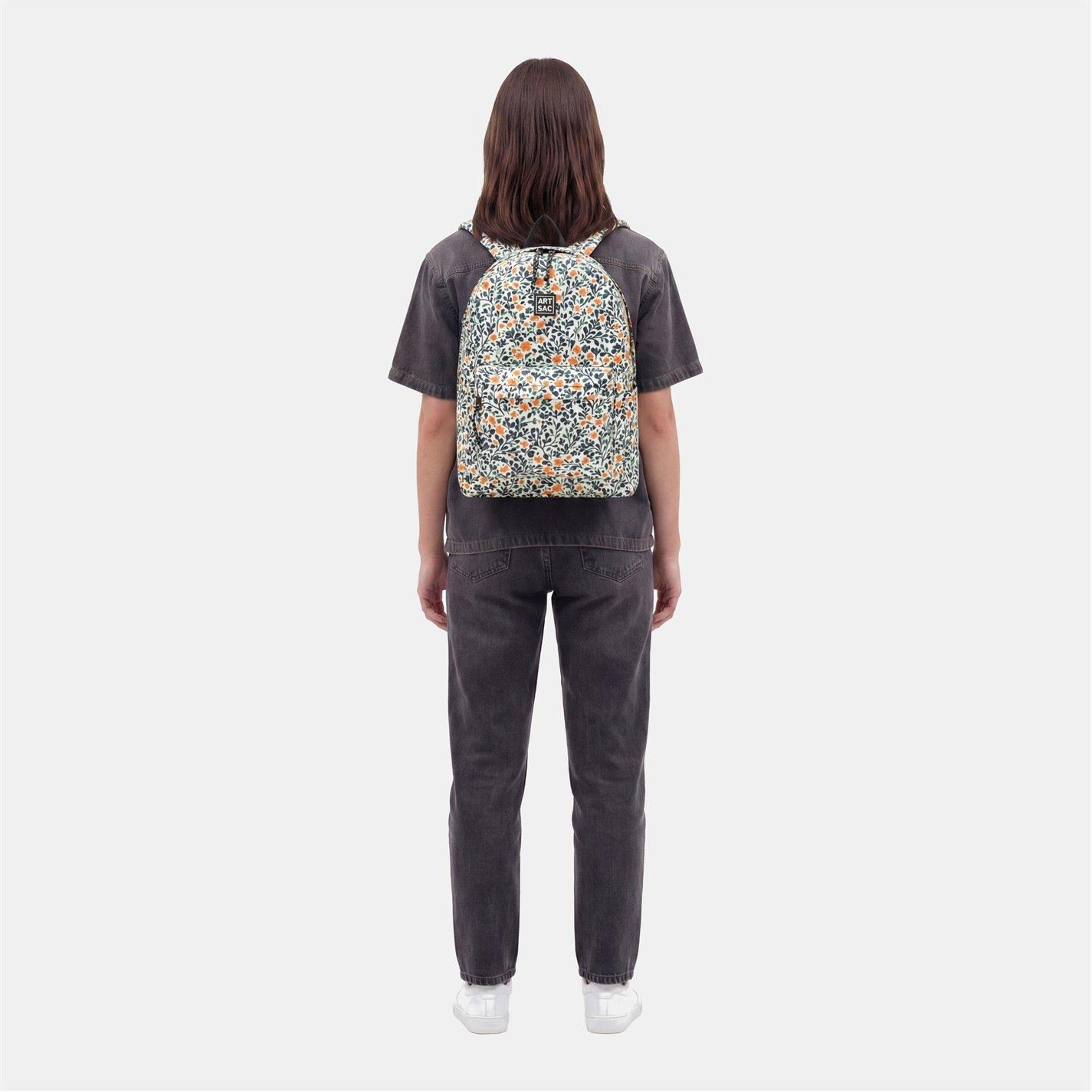 Multi - Artsac - Artsac Front Pocket Backpack - 2