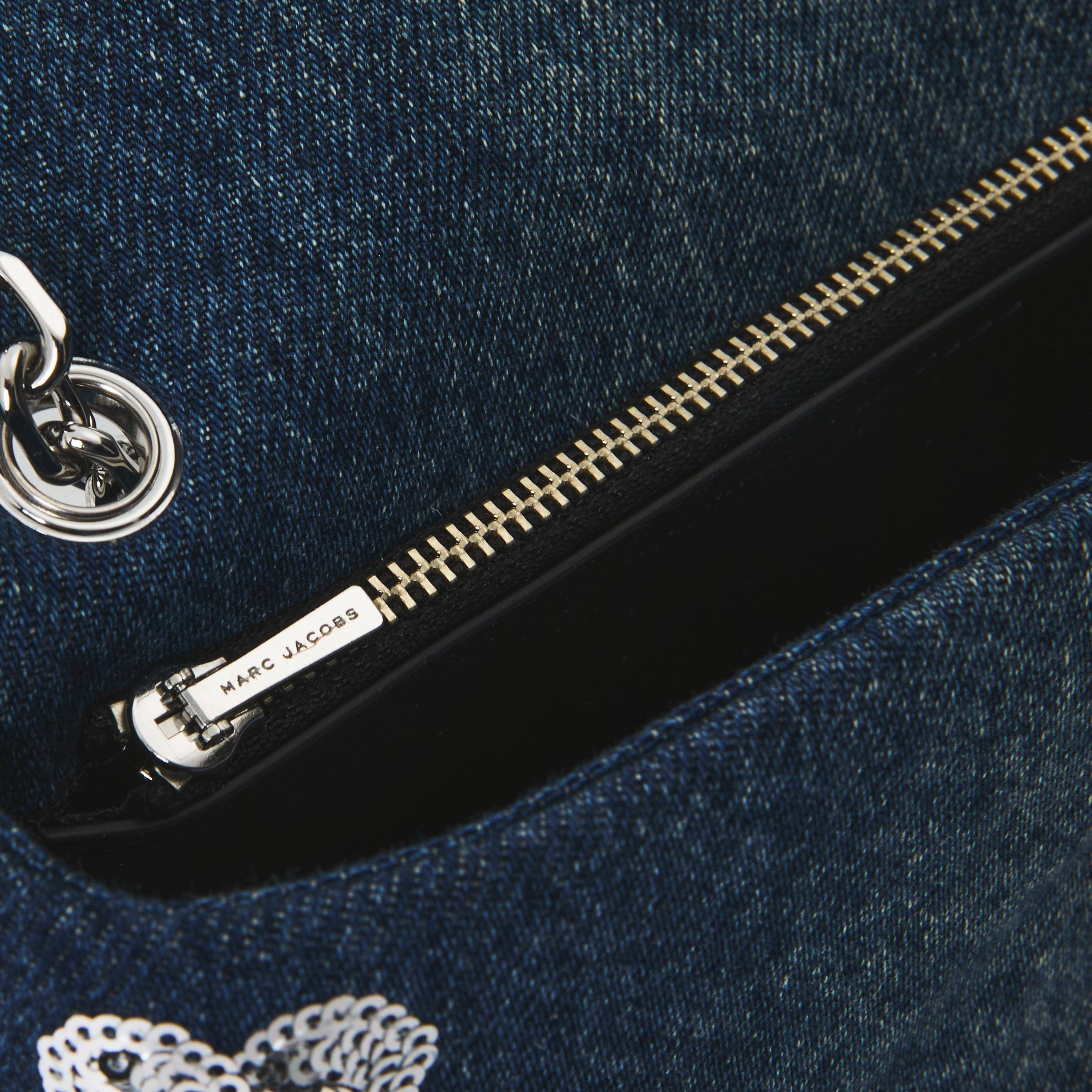 Vintage Indigo - Marc Jacobs - Women's Dual Daisy Wallet On Chain - 4