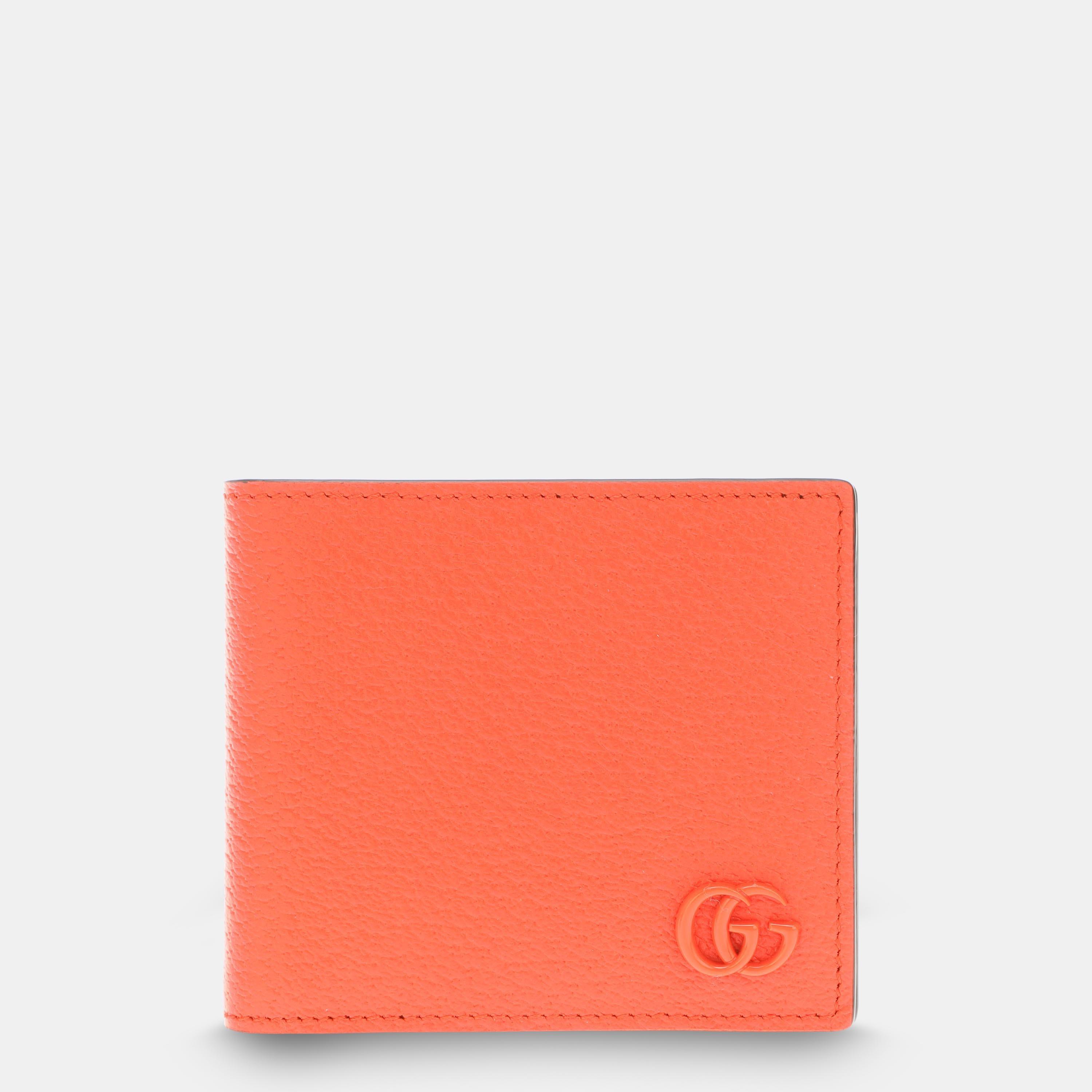 Gucci Men's Billfold Wallet - Deep Orange