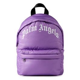 Palm Angels Little Curved Logo Backpack Juniors