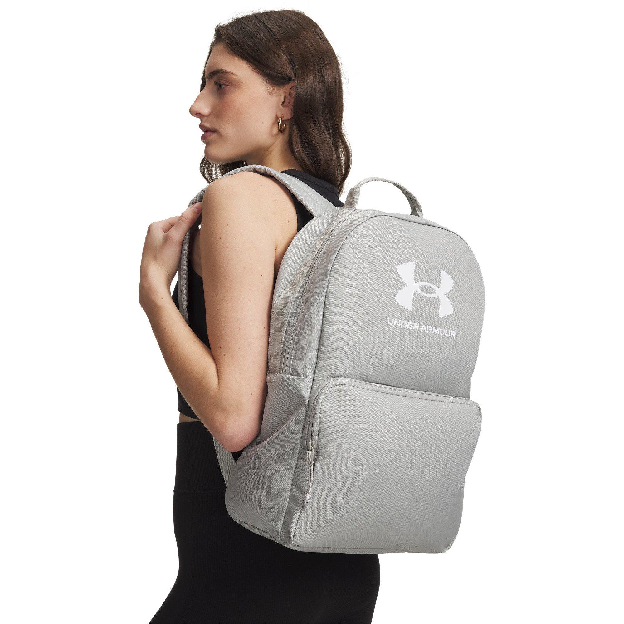 Titanium/White - Under Armour - Adults Essential Backpack - 3