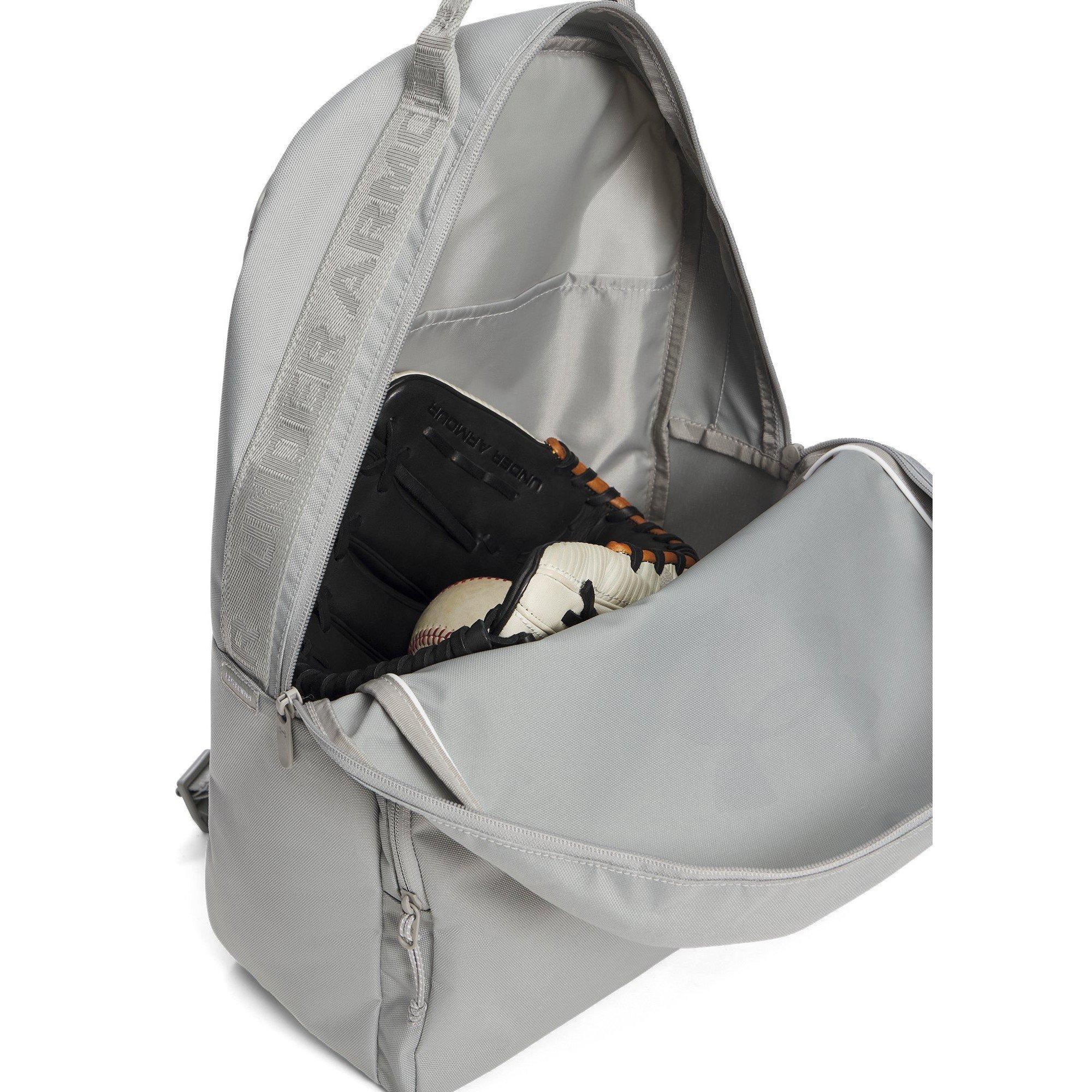 Titanium/White - Under Armour - Adults Essential Backpack - 4