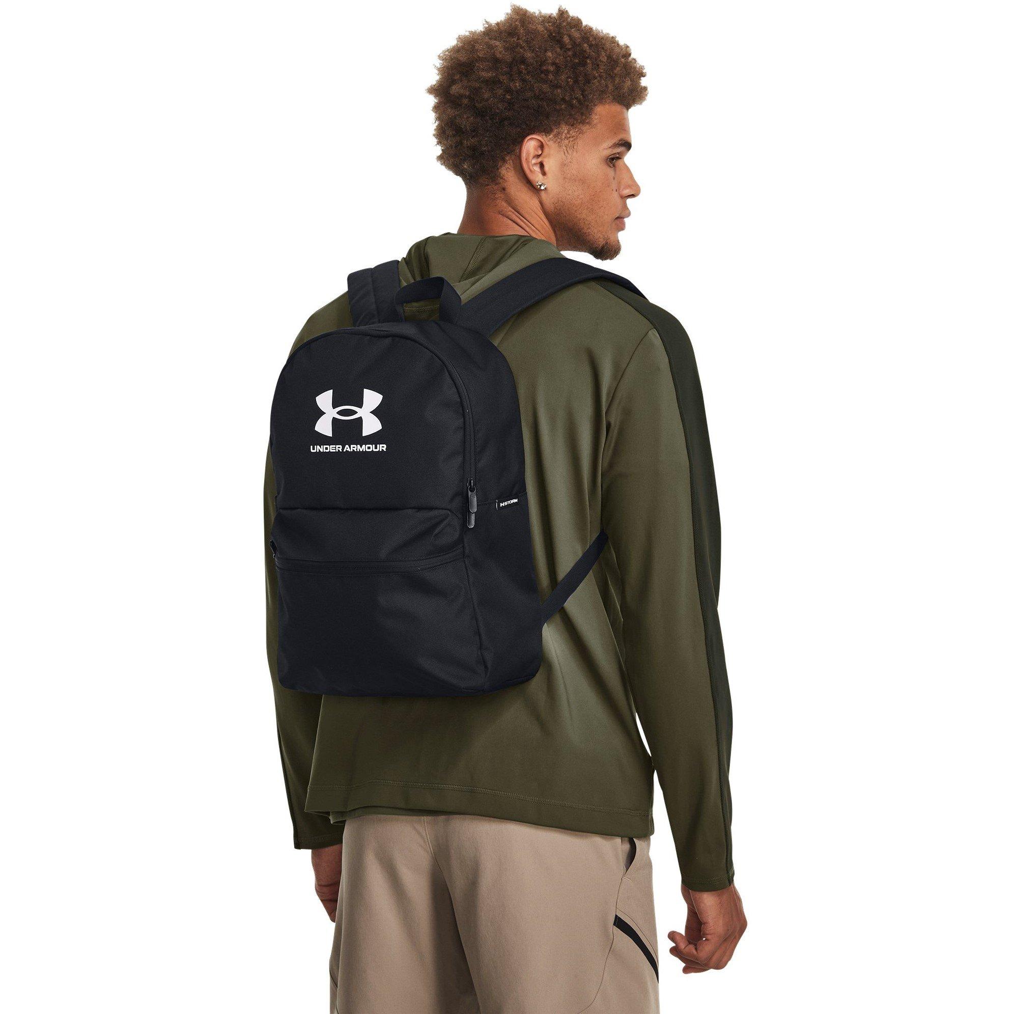 Black/Blk/White - Under Armour - Men's Loudon Lite Backpack - 3