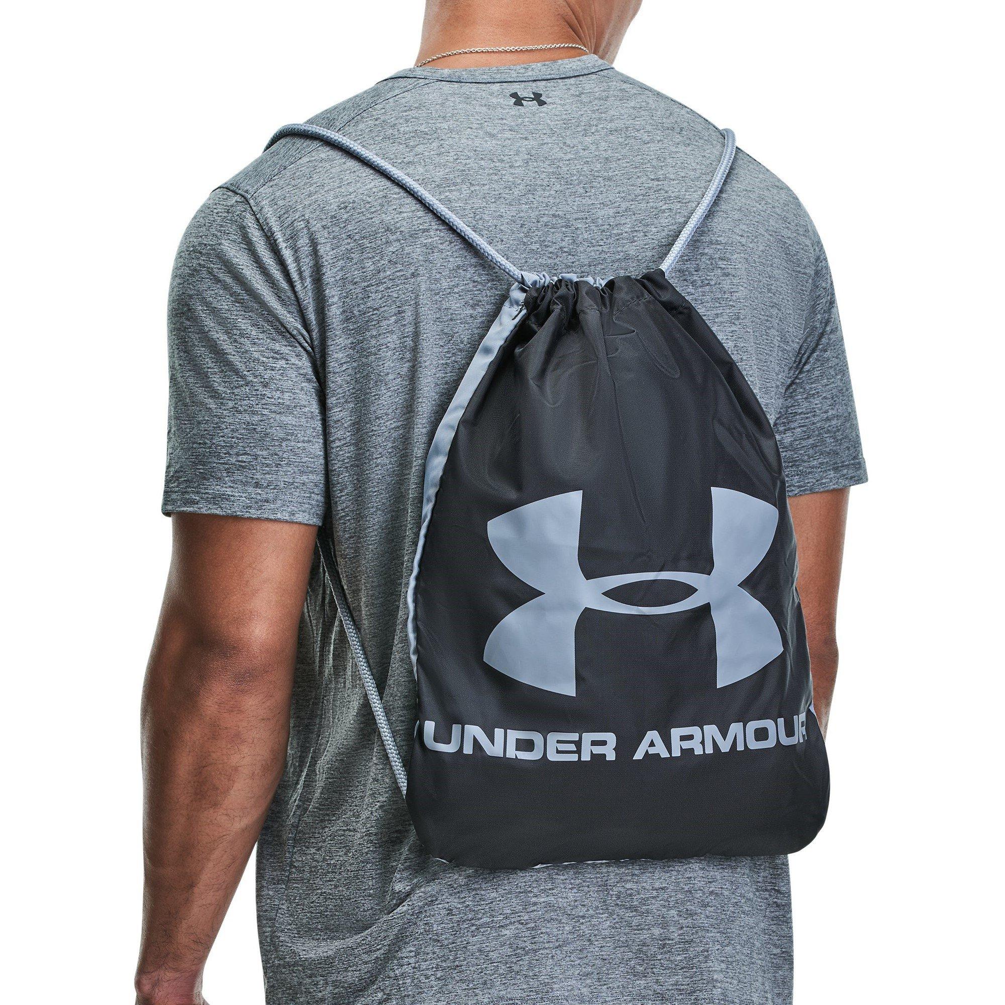 Black/Steel - Under Armour - Ozsee Gymsack - 3