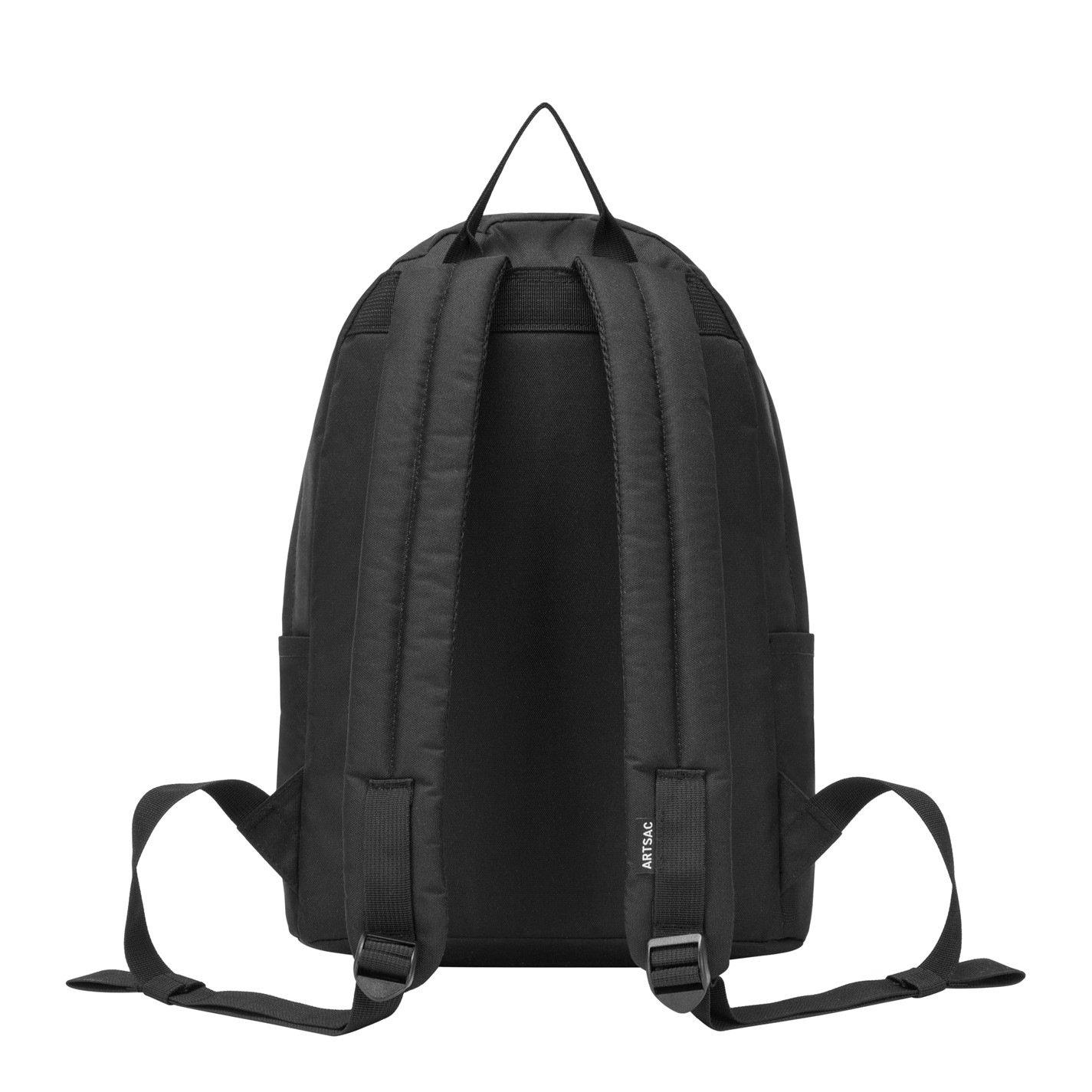 Black - Artsac - Artsac Front Pocket Backpack and Pencil Case Set - 5