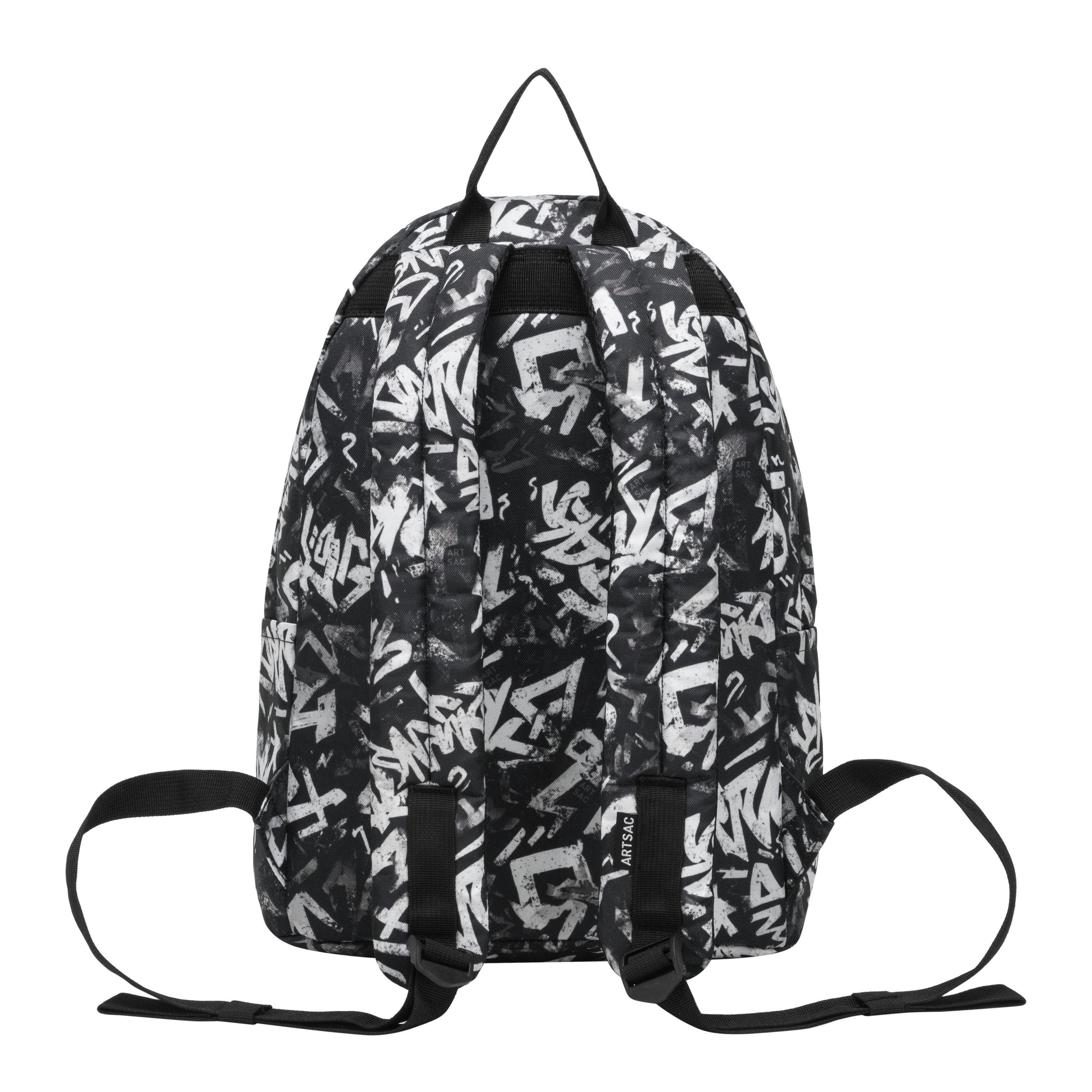 Multi - Artsac - Artsac Front Pocket Backpack and Pencil Case Set - 5