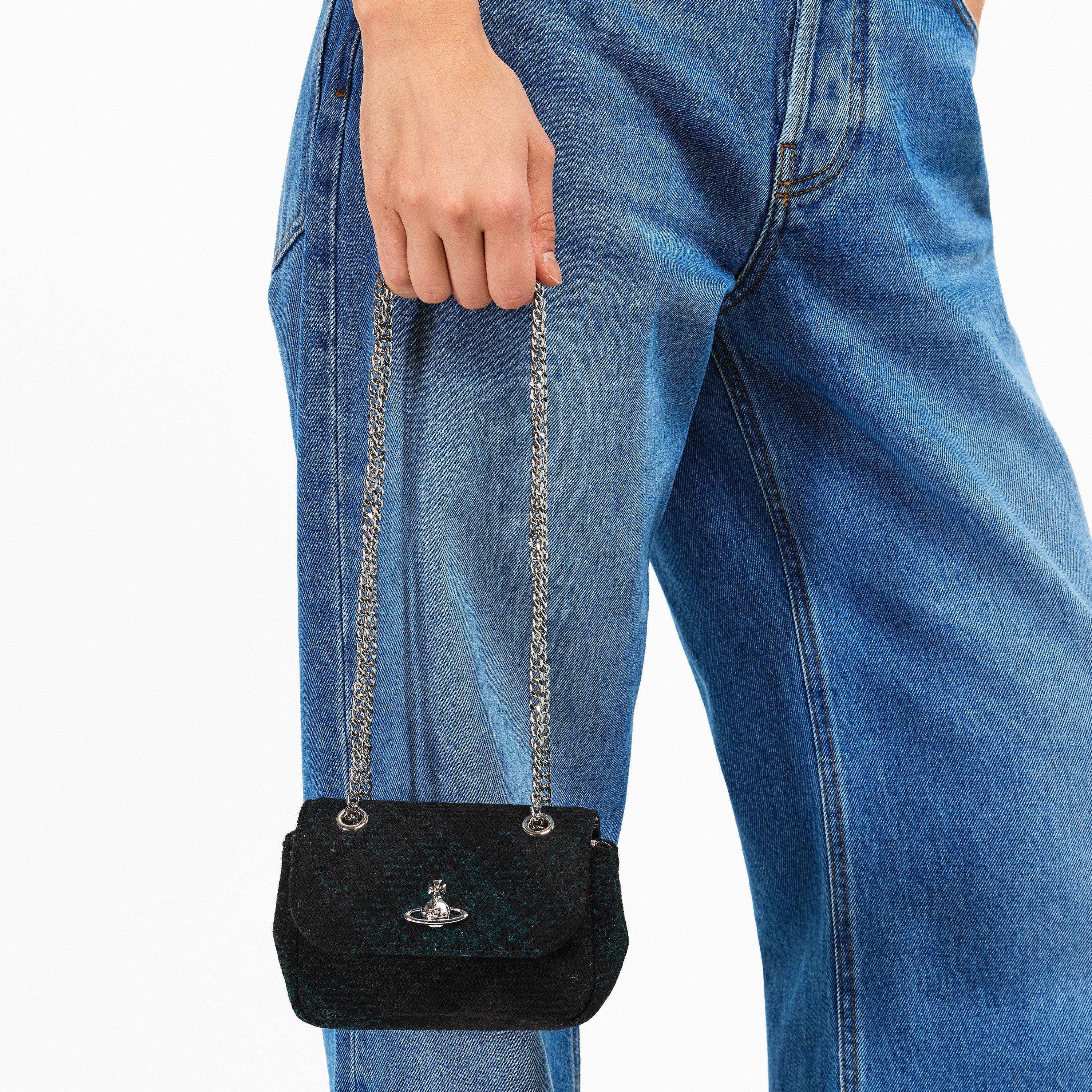 Dark Check - Vivienne Westwood - Viv Sml Chain Purse Ld61 - 3