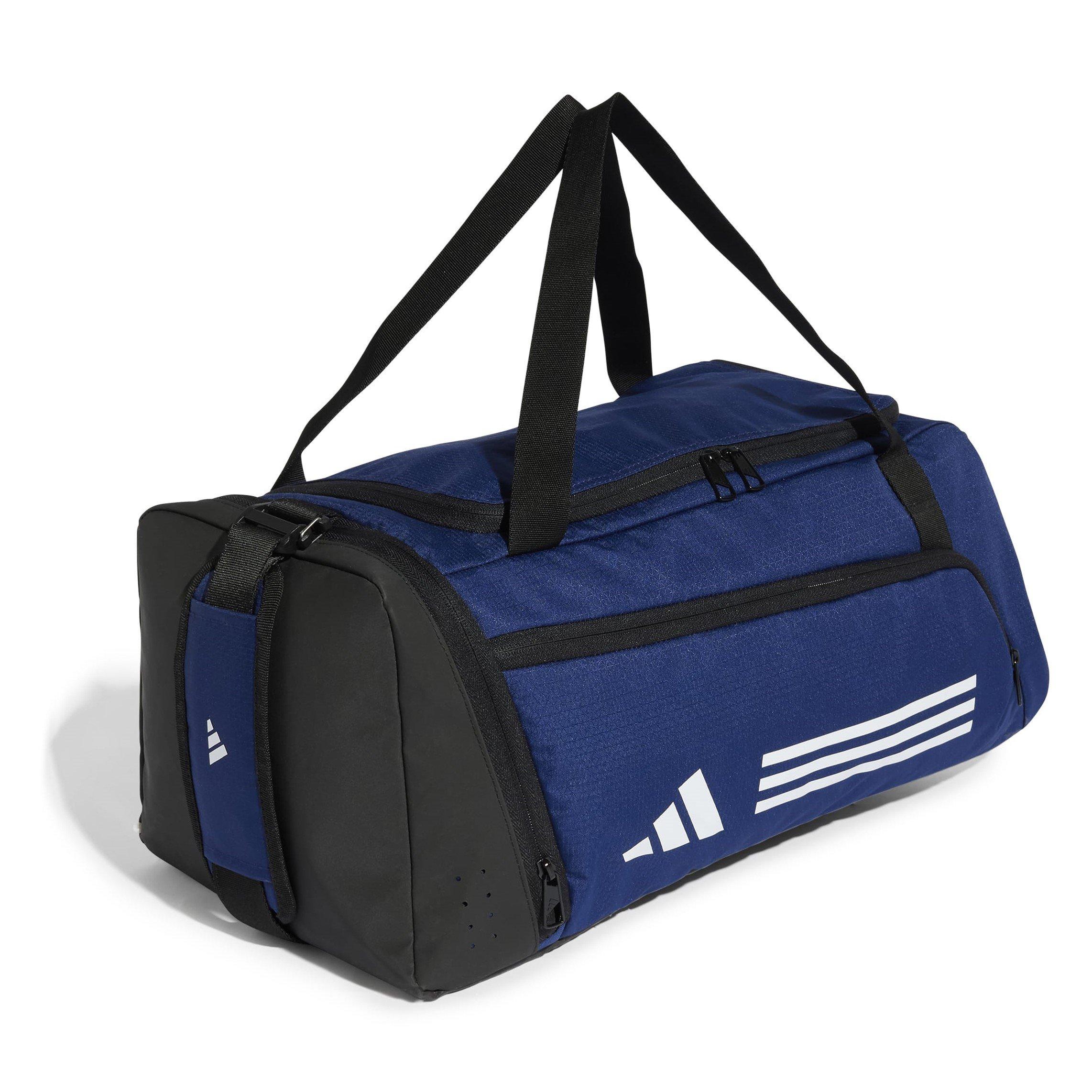 Marineblauw/Wit - adidas - Essentials 3-Stripes Duffel Bag Small - 3