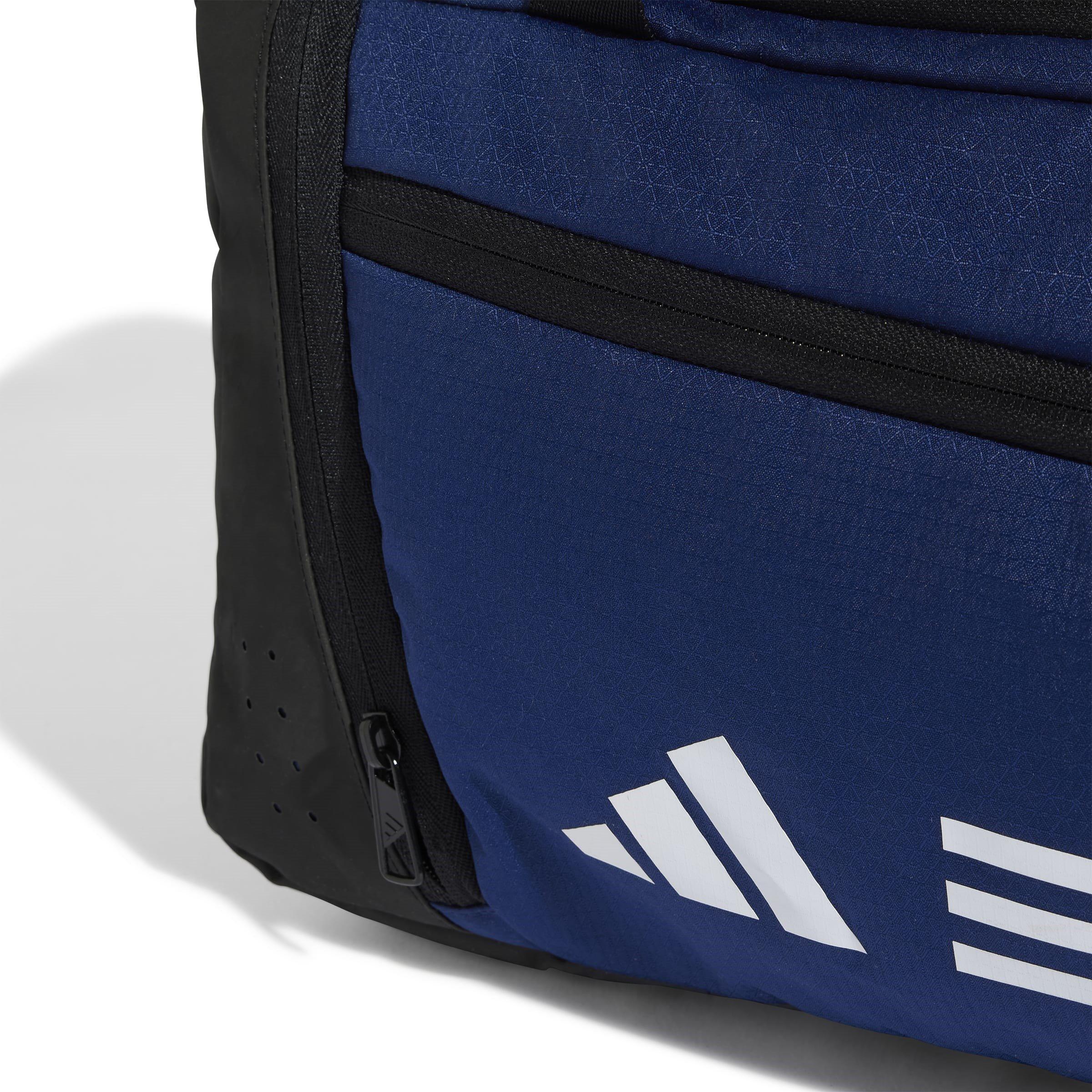 Marineblauw/Wit - adidas - Essentials 3-Stripes Duffel Bag Small - 5