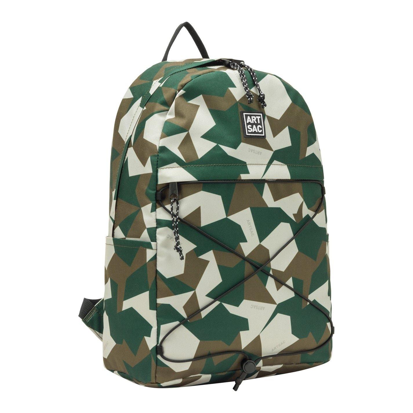 Multi - Artsac - Artsac Elastic Front Pocket Backpack - 3