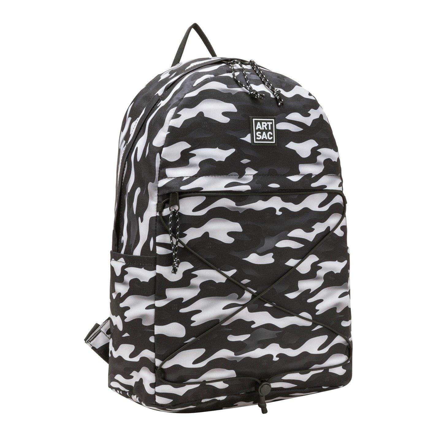 Multi - Artsac - Artsac Elastic Front Pocket Backpack - 3