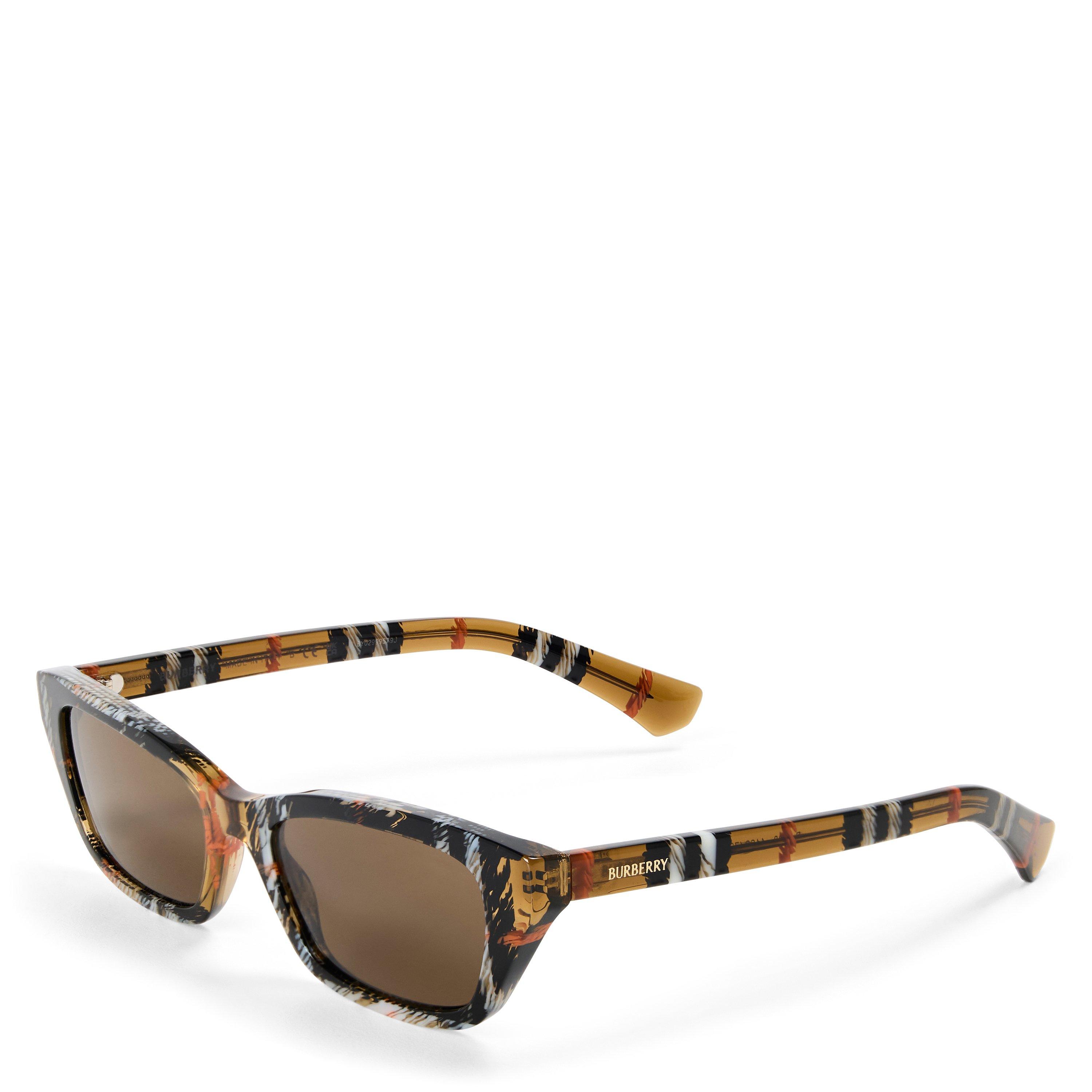 Sand/Brown - Burberry - Women's 0BE4488 Oval Sunglasses - 1