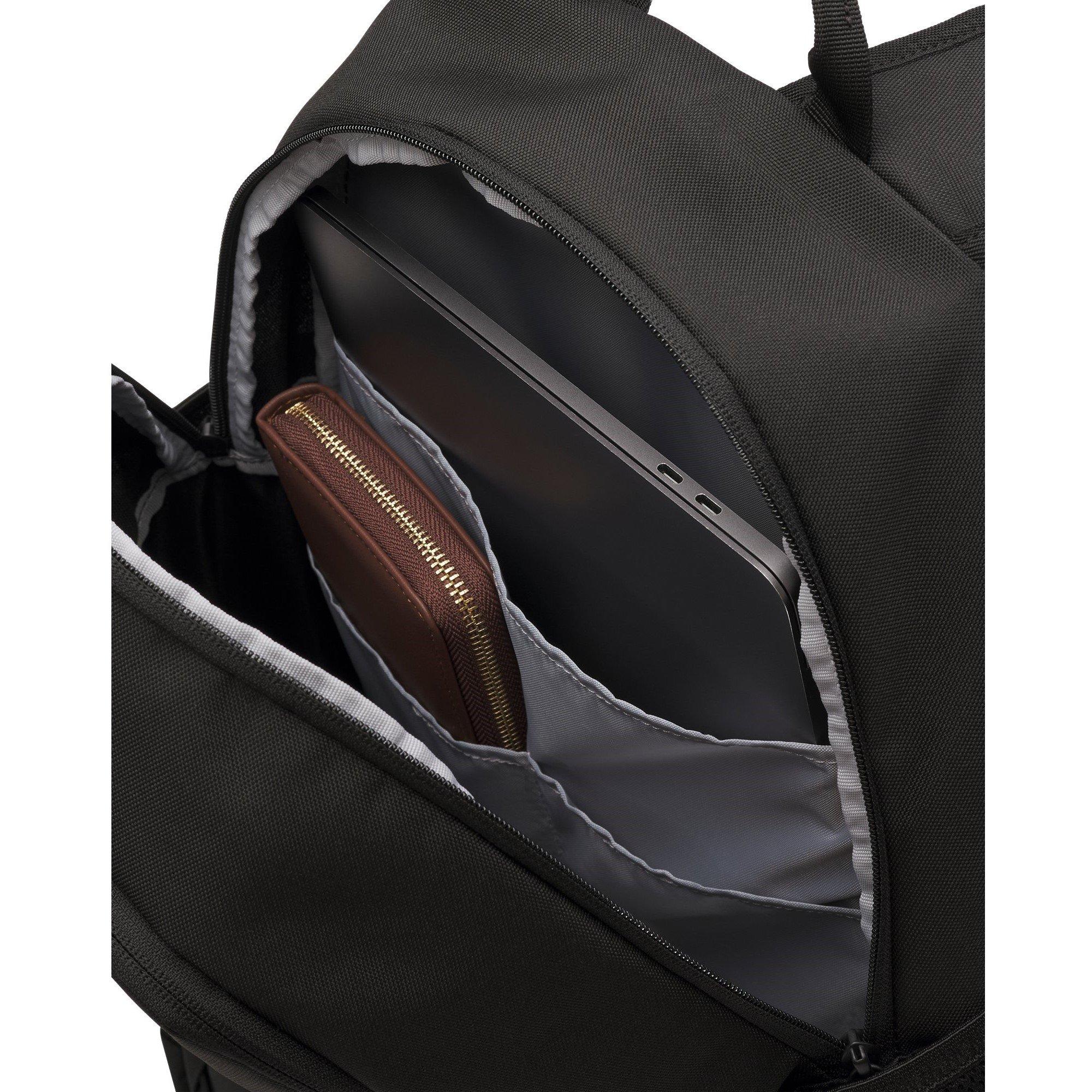 Crna - Under Armour - Adults Hustle Sport Backpack - 4