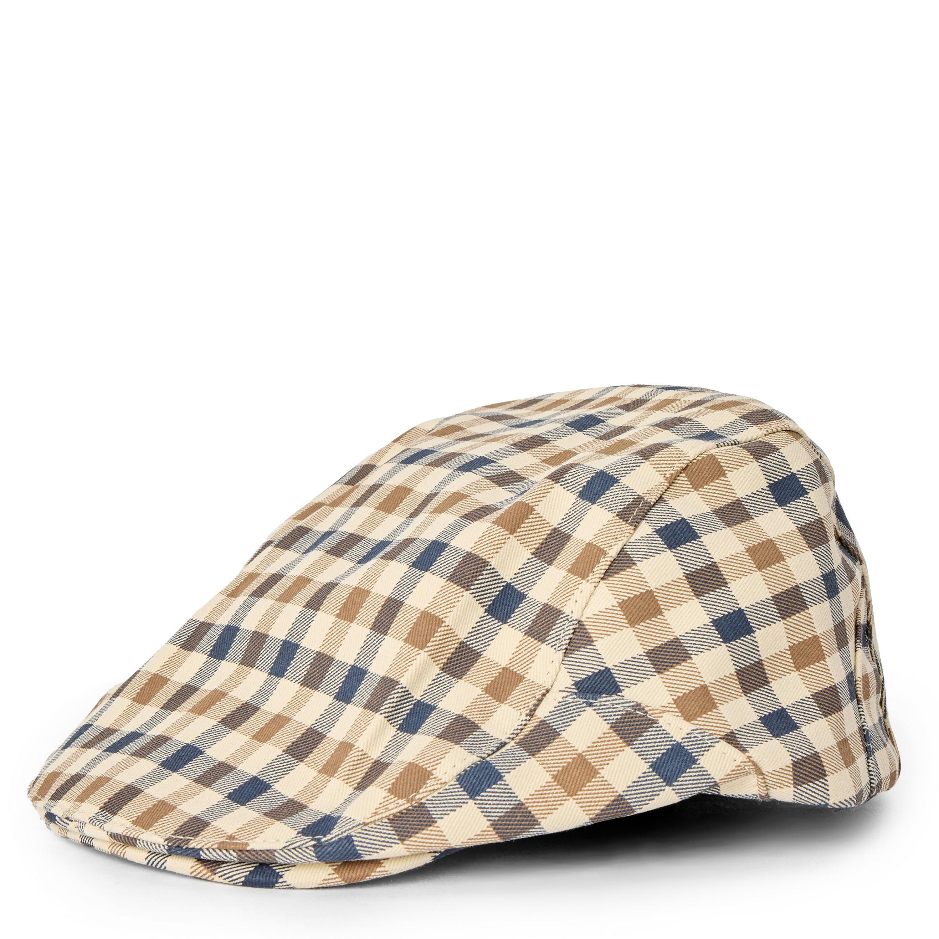 Check - Aquascutum - Men's Flat Cap - 1