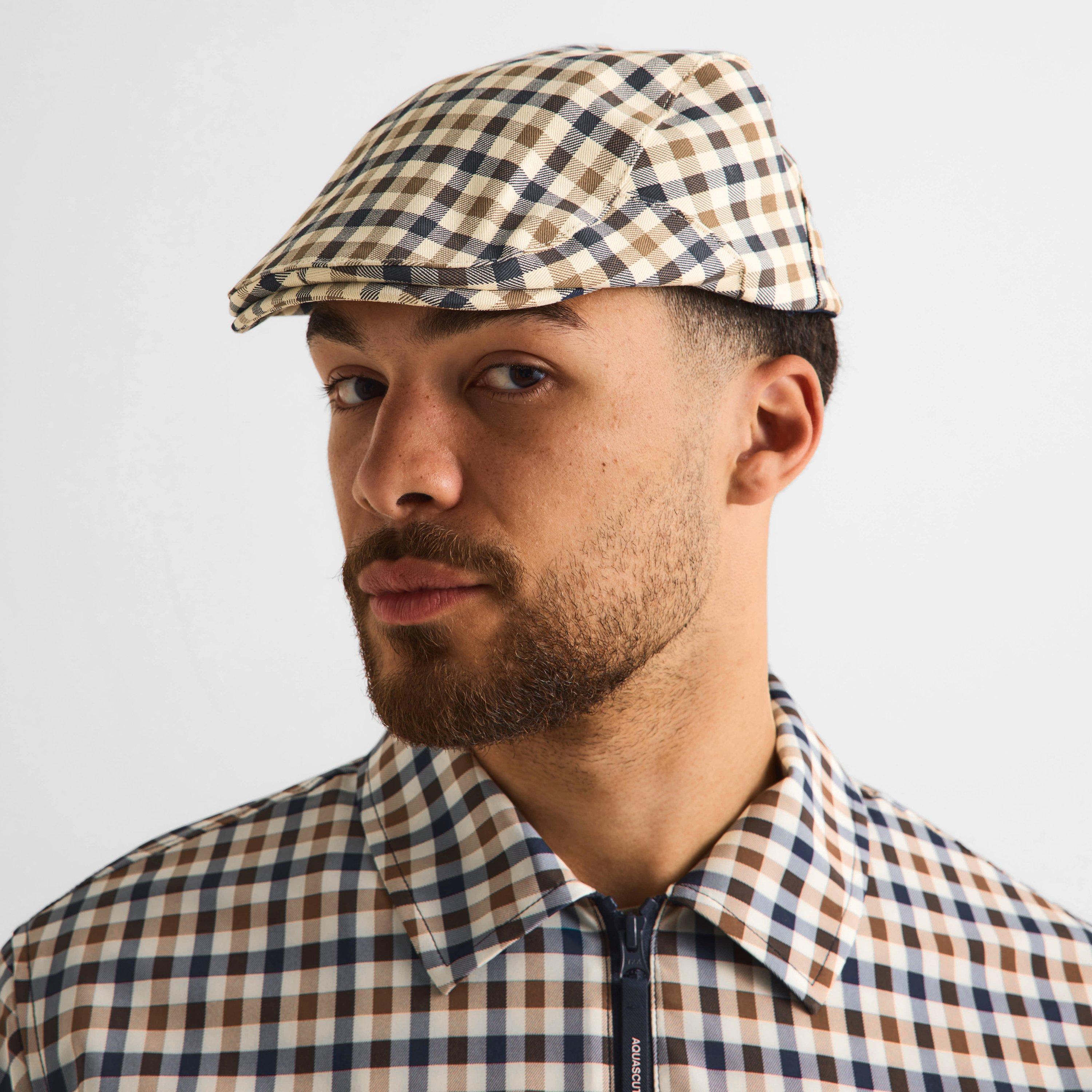 Check - Aquascutum - Men's Flat Cap - 3
