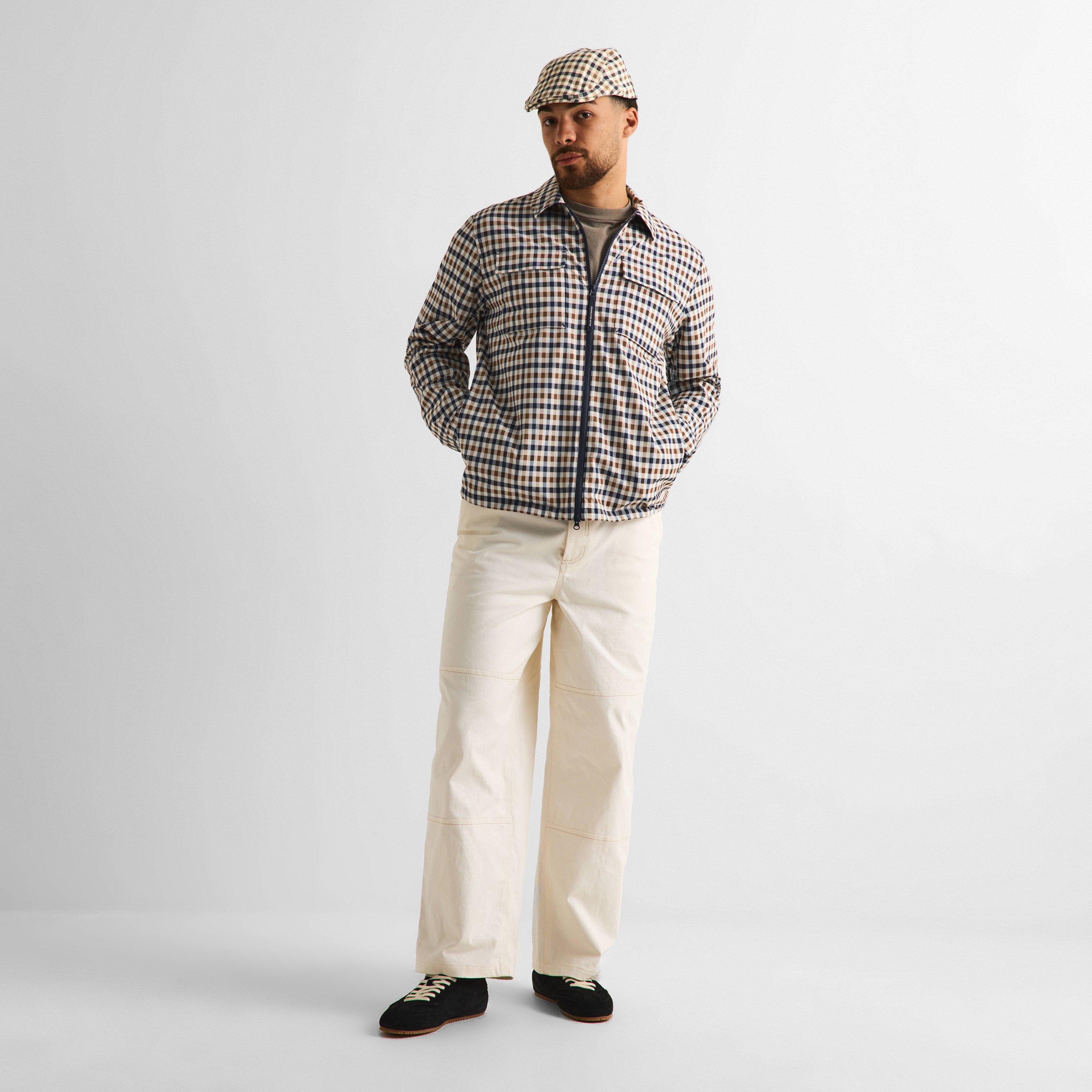 Check - Aquascutum - Men's Flat Cap - 5