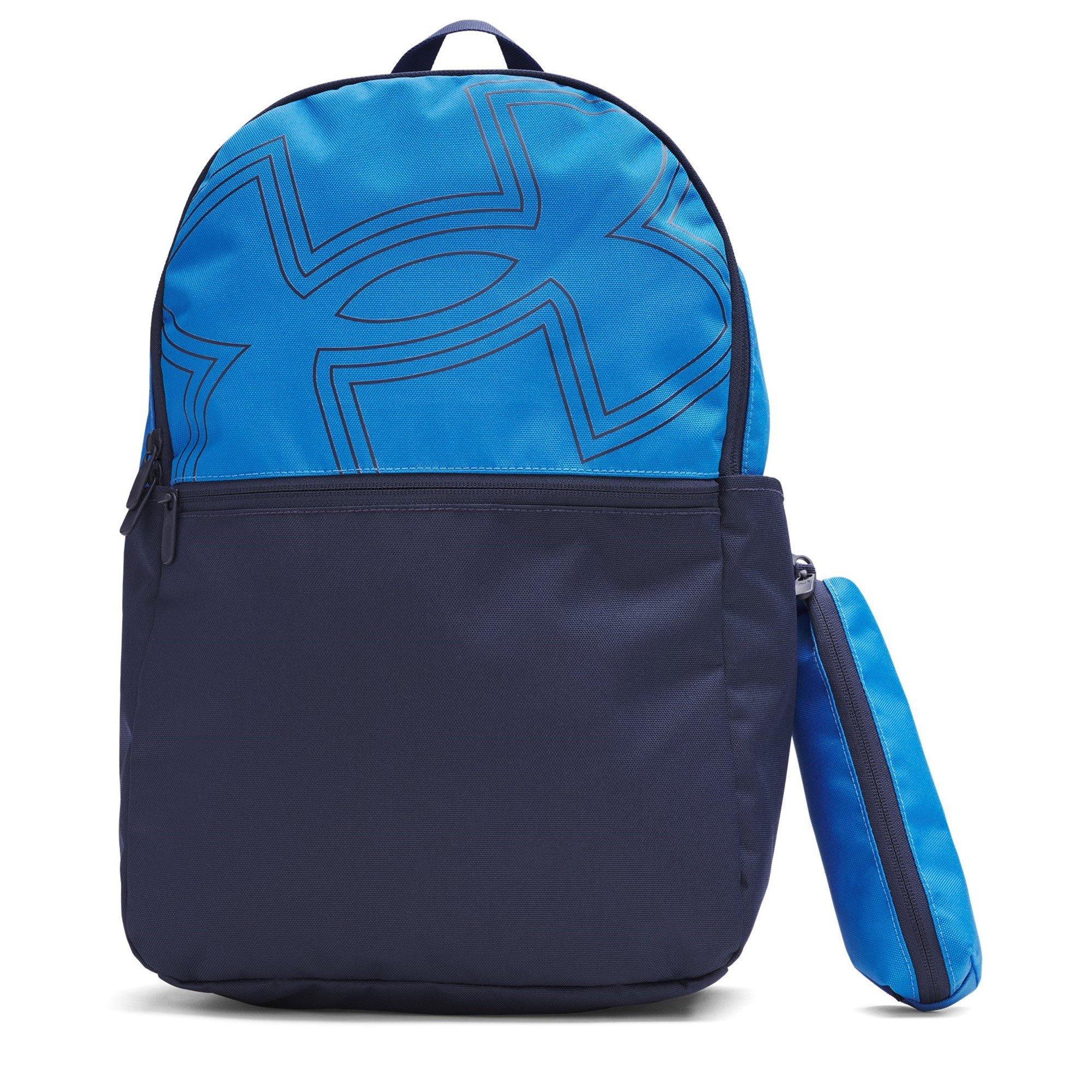 Under Armour  Adults Essential Print Backpack - Blue Atlantis