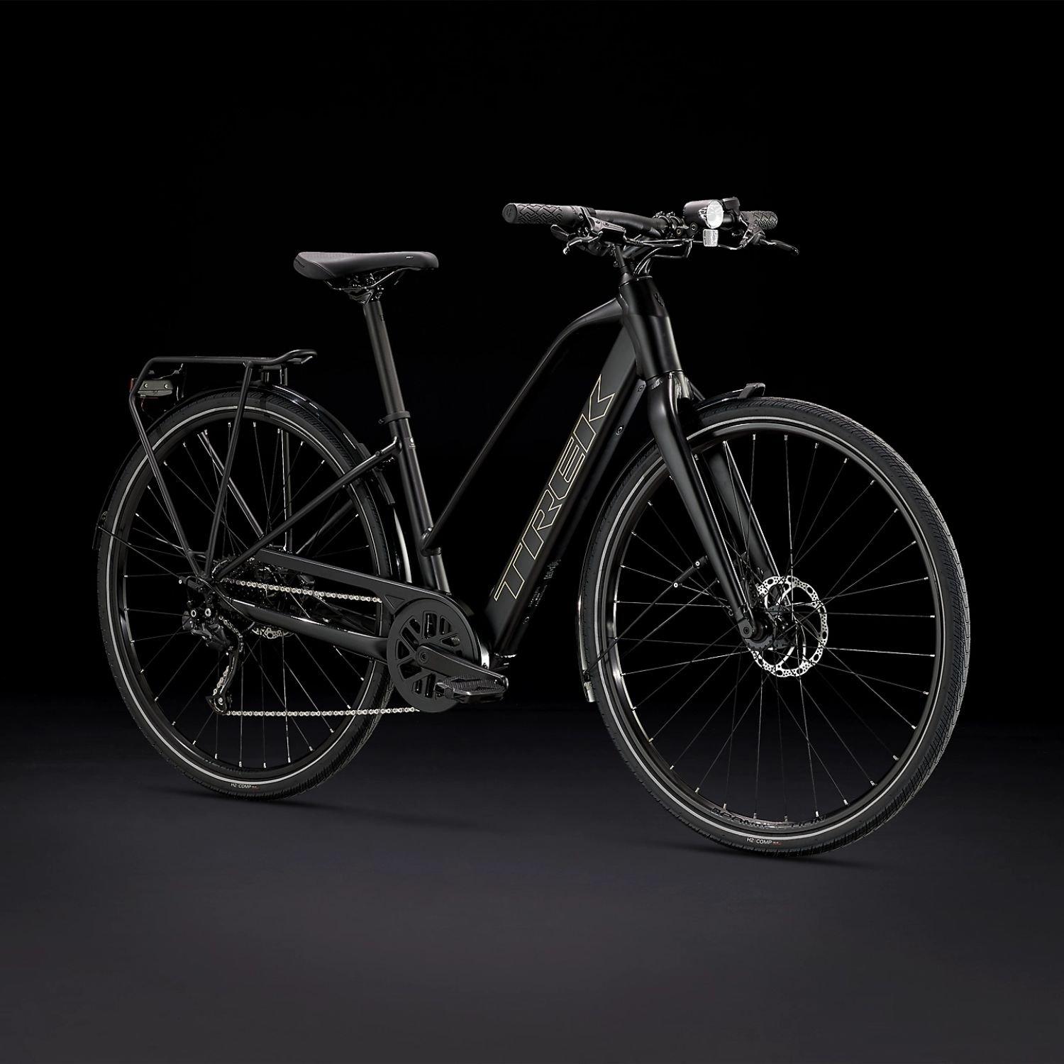 Trek Black 23 - Trek - FX+ 2 Stagger Electric Hybrid Bike - 2