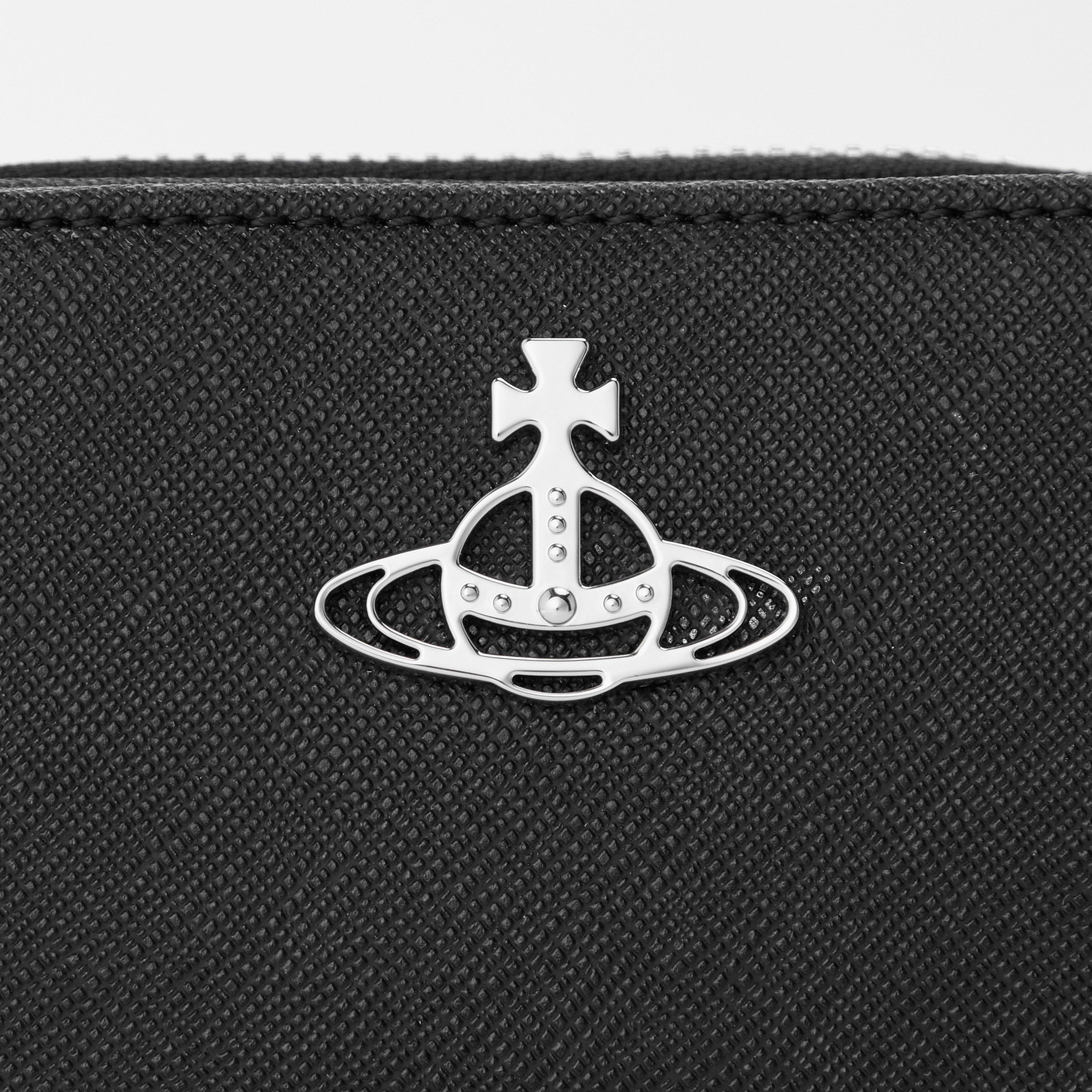 Vivienne Westwood Accessories Men's Orb Emblem Zip Around Purse