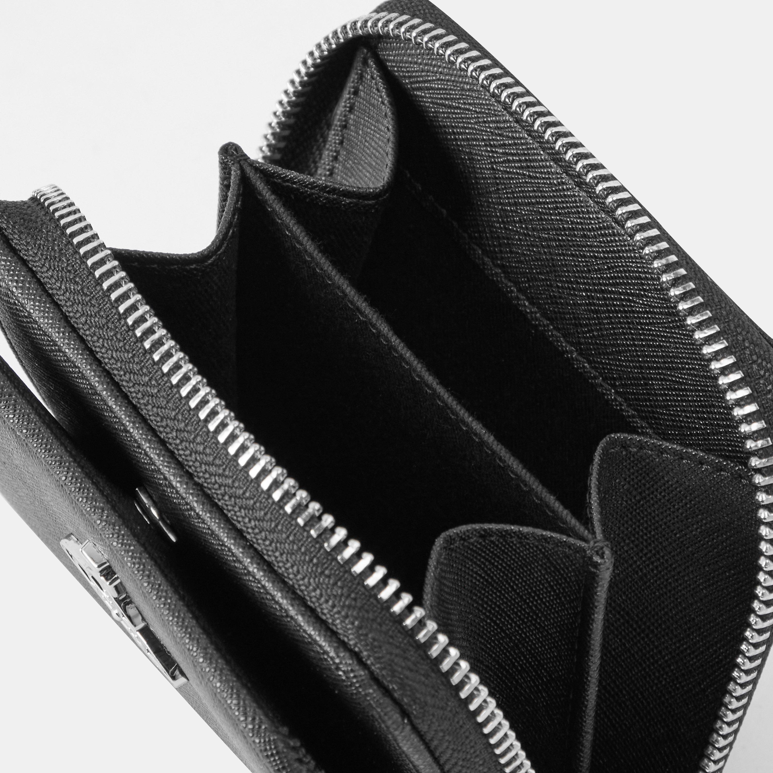 Black - Vivienne Westwood - Men's Zip Around Purse - 4