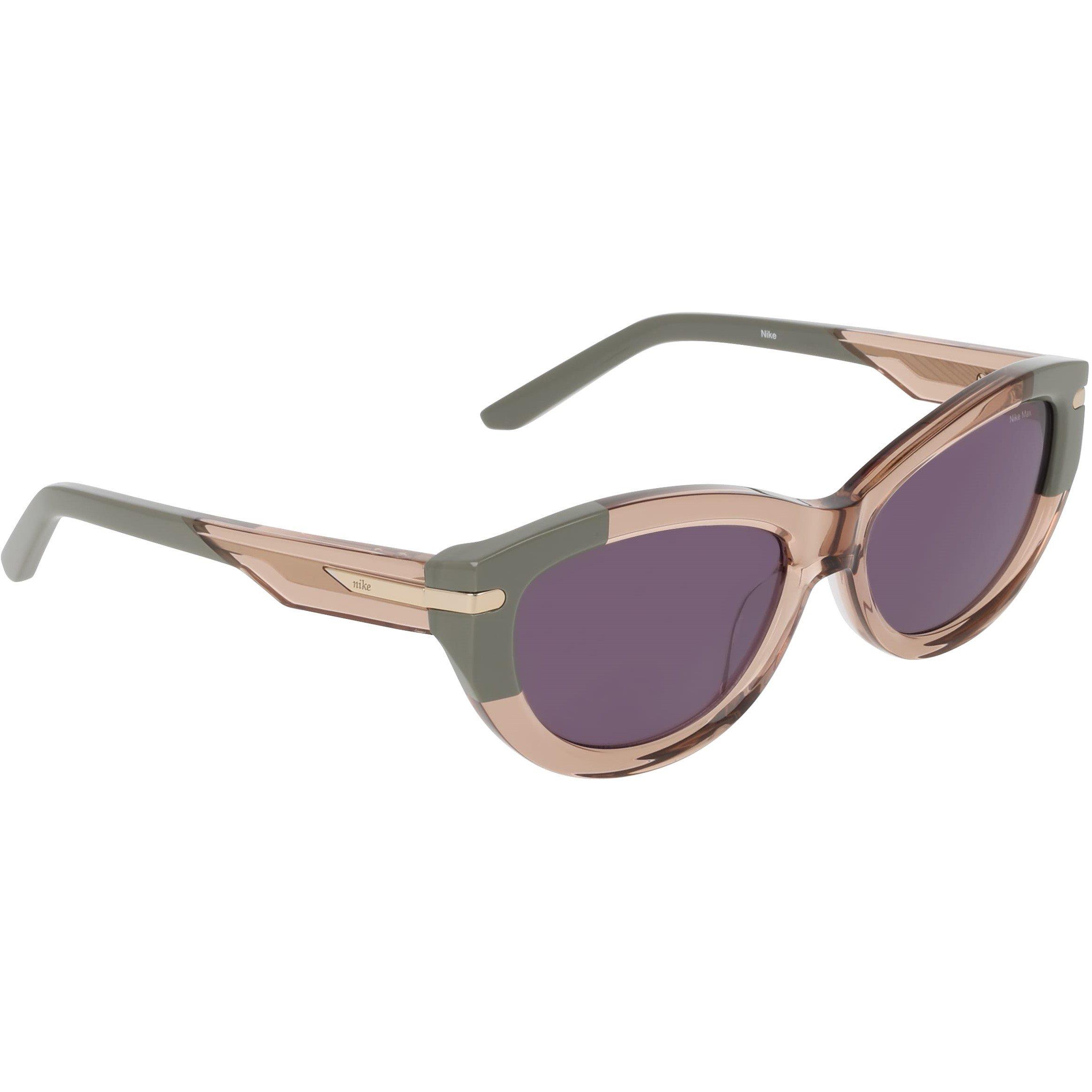 Nike  Crescent Fawn Cat Eye Sunglasses - Sand / Green