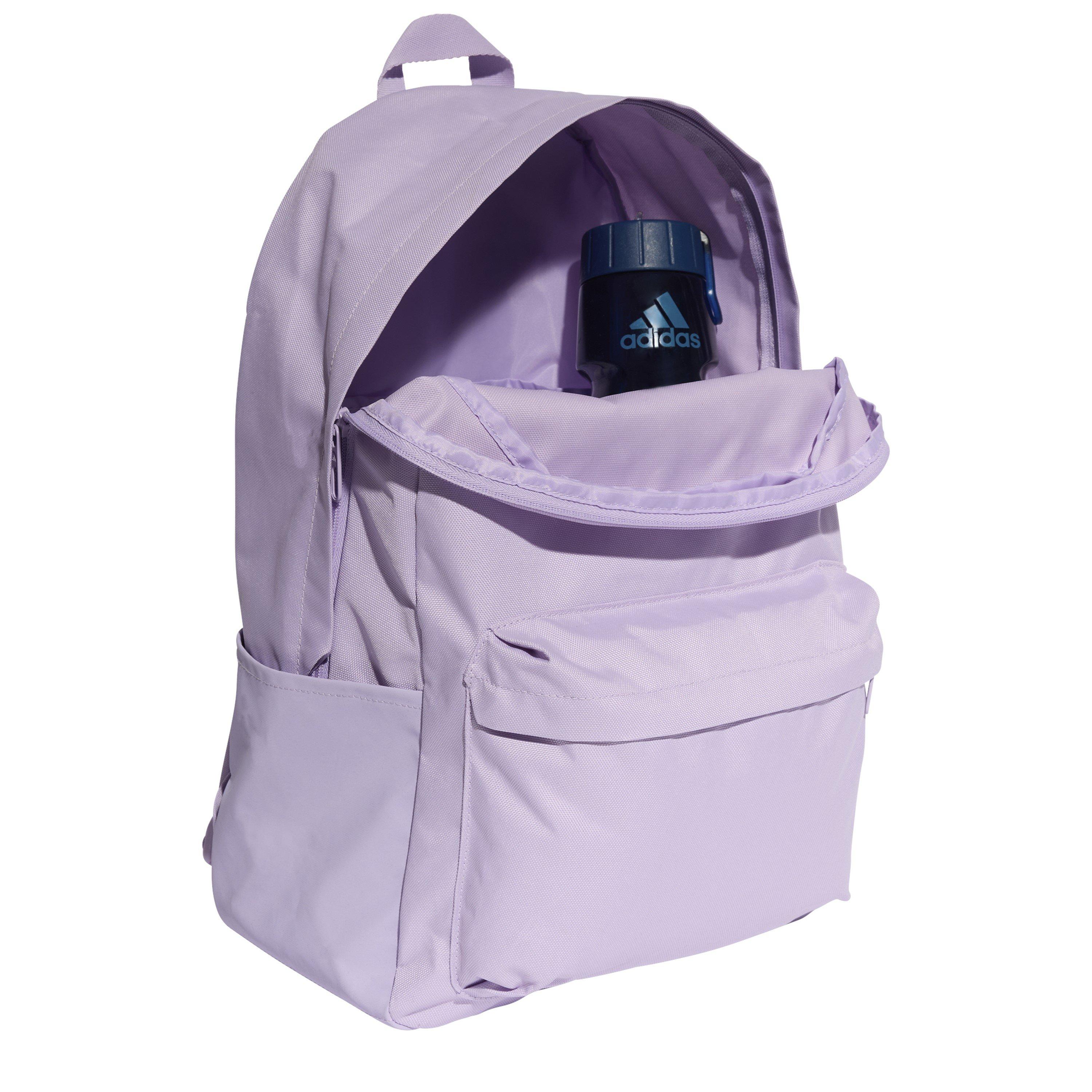 Pwdr Plum/Wht - adidas - Classic 3 Bar Logo Backpack - 4