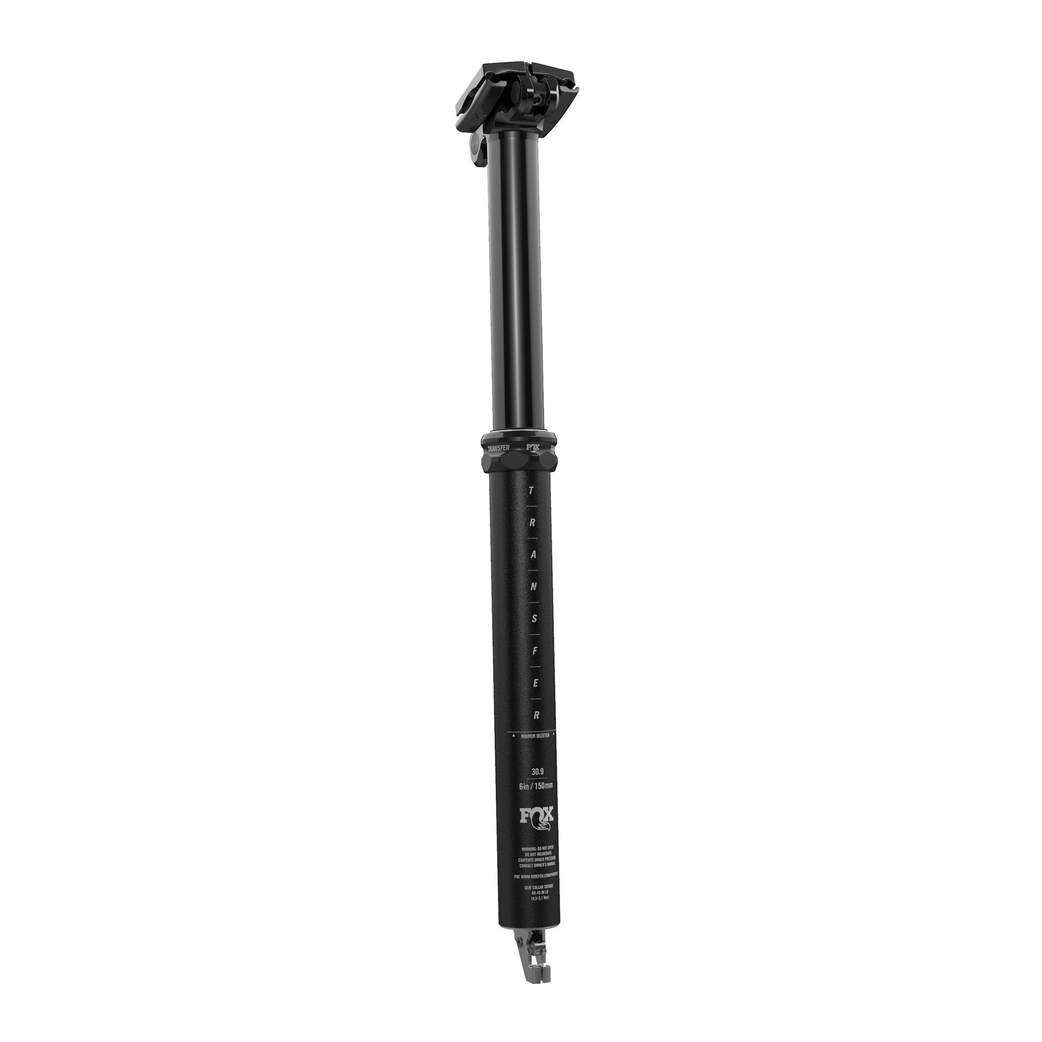 Fox  Transfer Performance Elite Dropper Seatpost 31.6Mm - Black - 31.6 x 200
