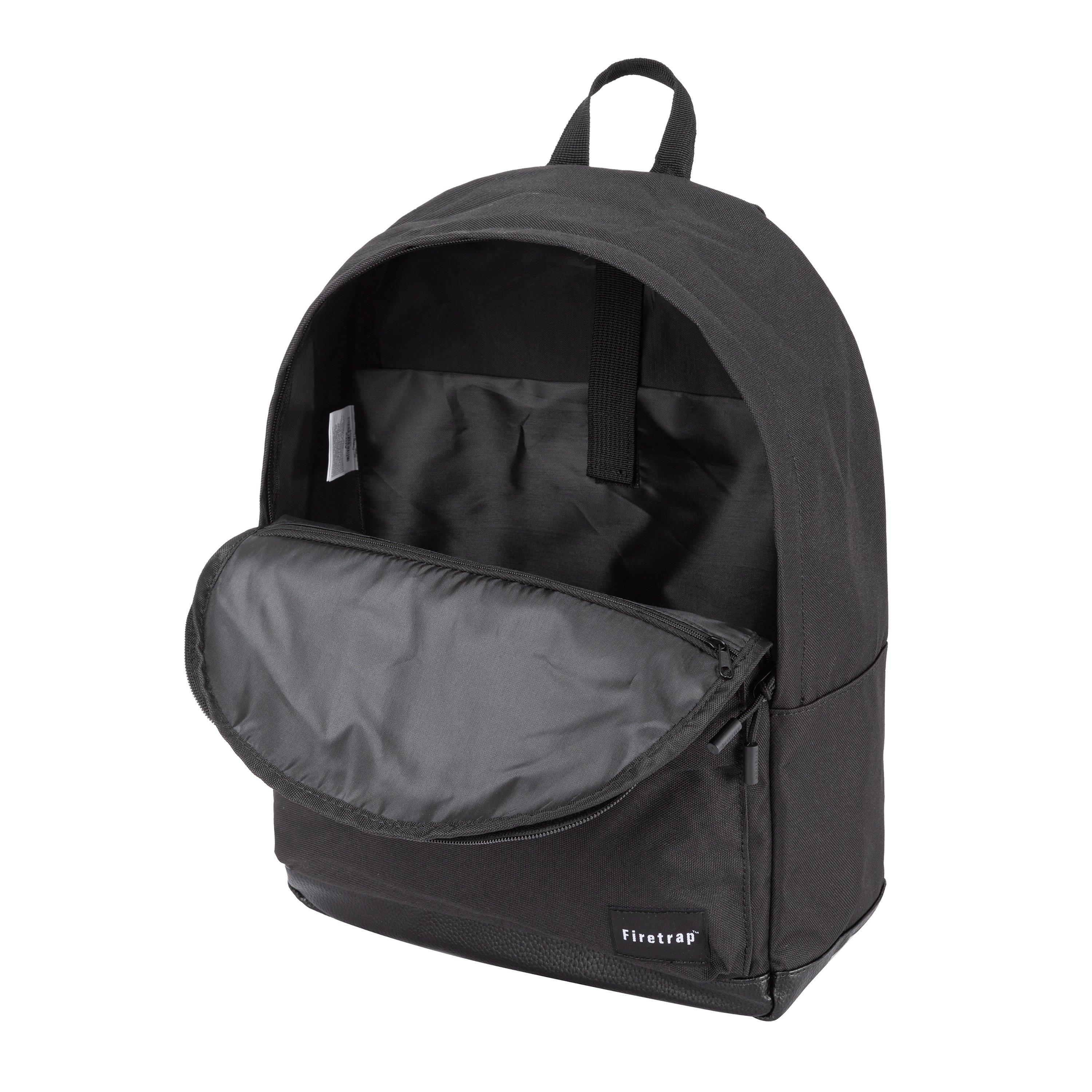 Zwart - Firetrap - Classic Backpack - 5