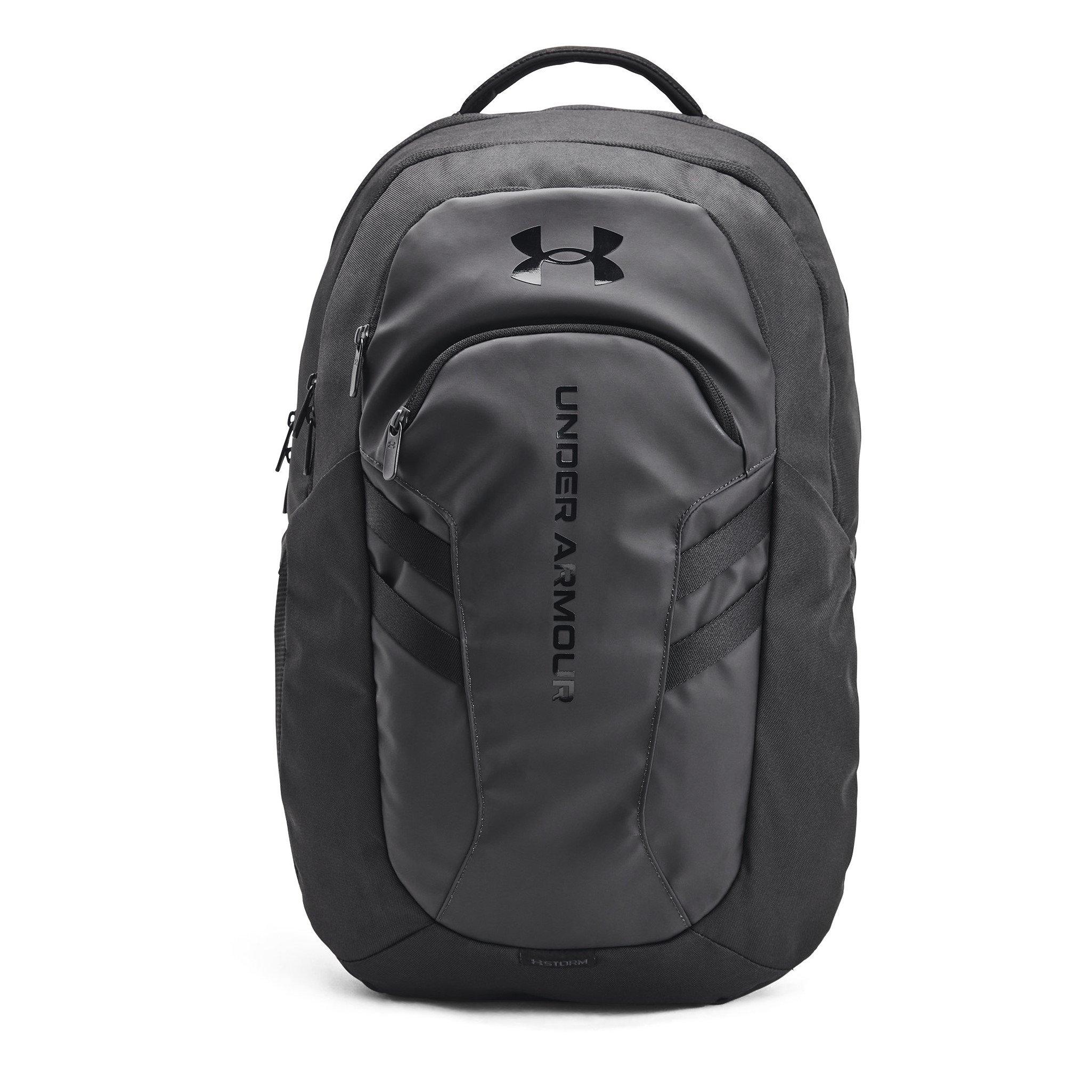 Black - Under Armour - UA Hustle 6.0 Backpack - 1