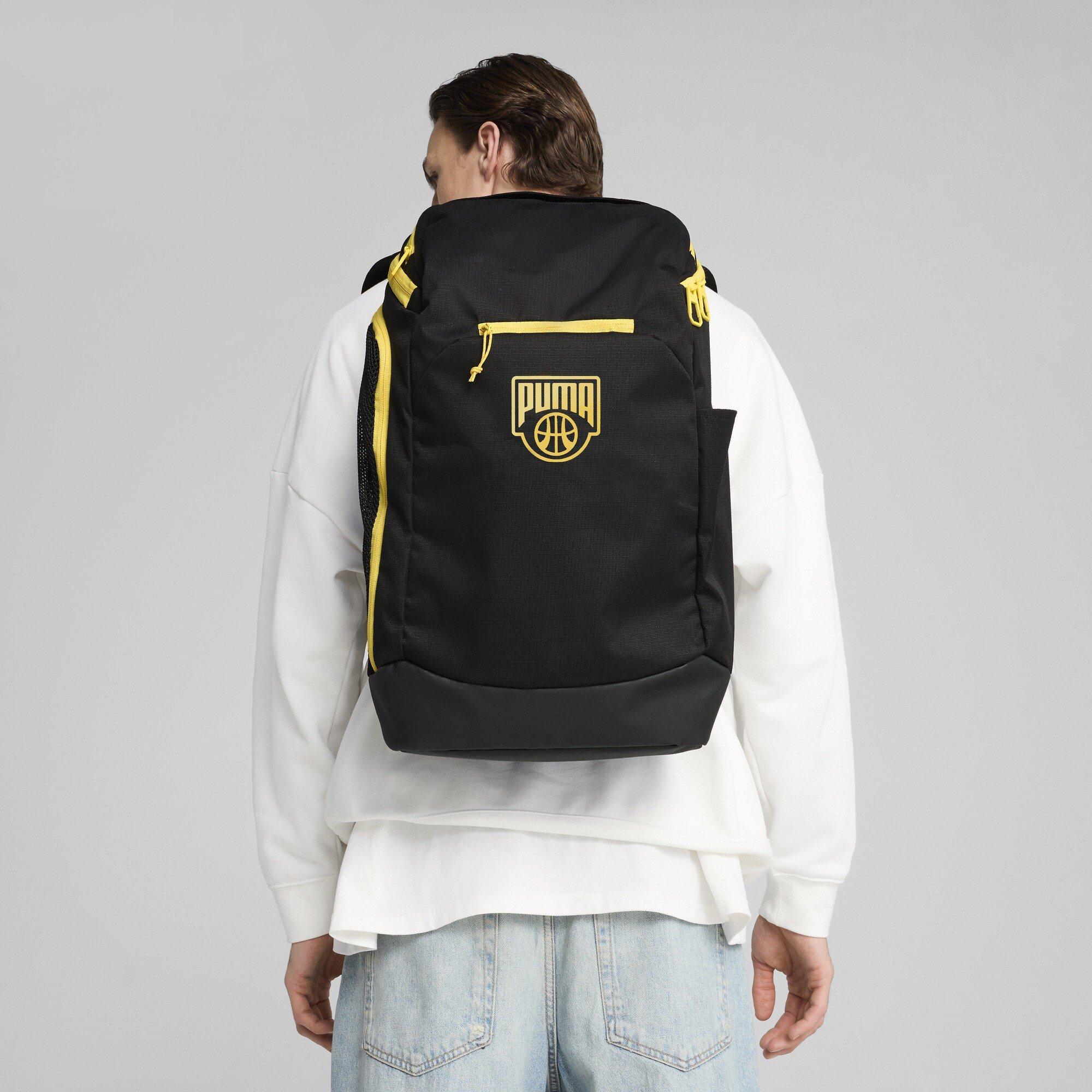 Schwarz/Sonnig - Puma - Men's Basketball Pro Backpack - 3