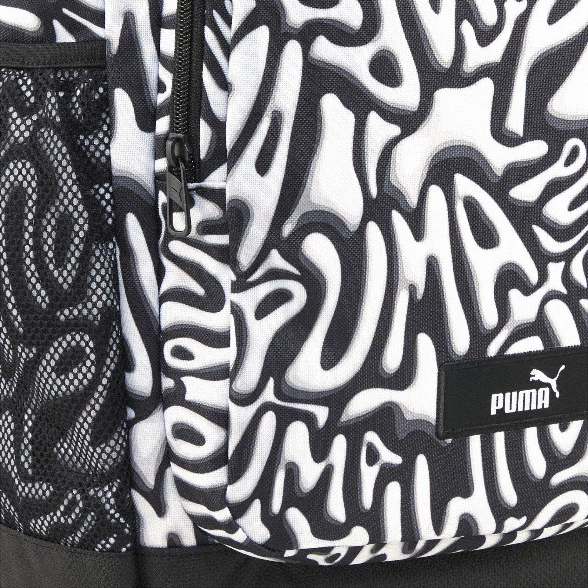 Black/Grafiti - Puma - Men's Academy AOP Backpack - 4