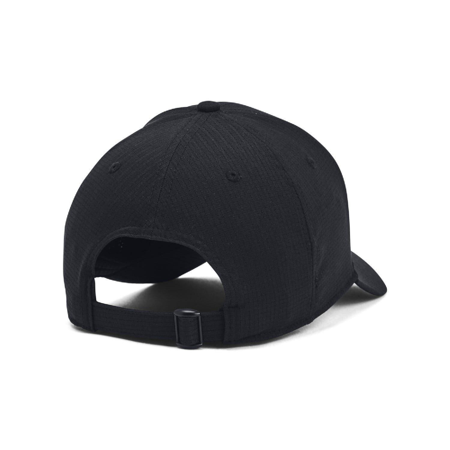Black - Under Armour - ArmourVent Adjustable Flat Cap - 2