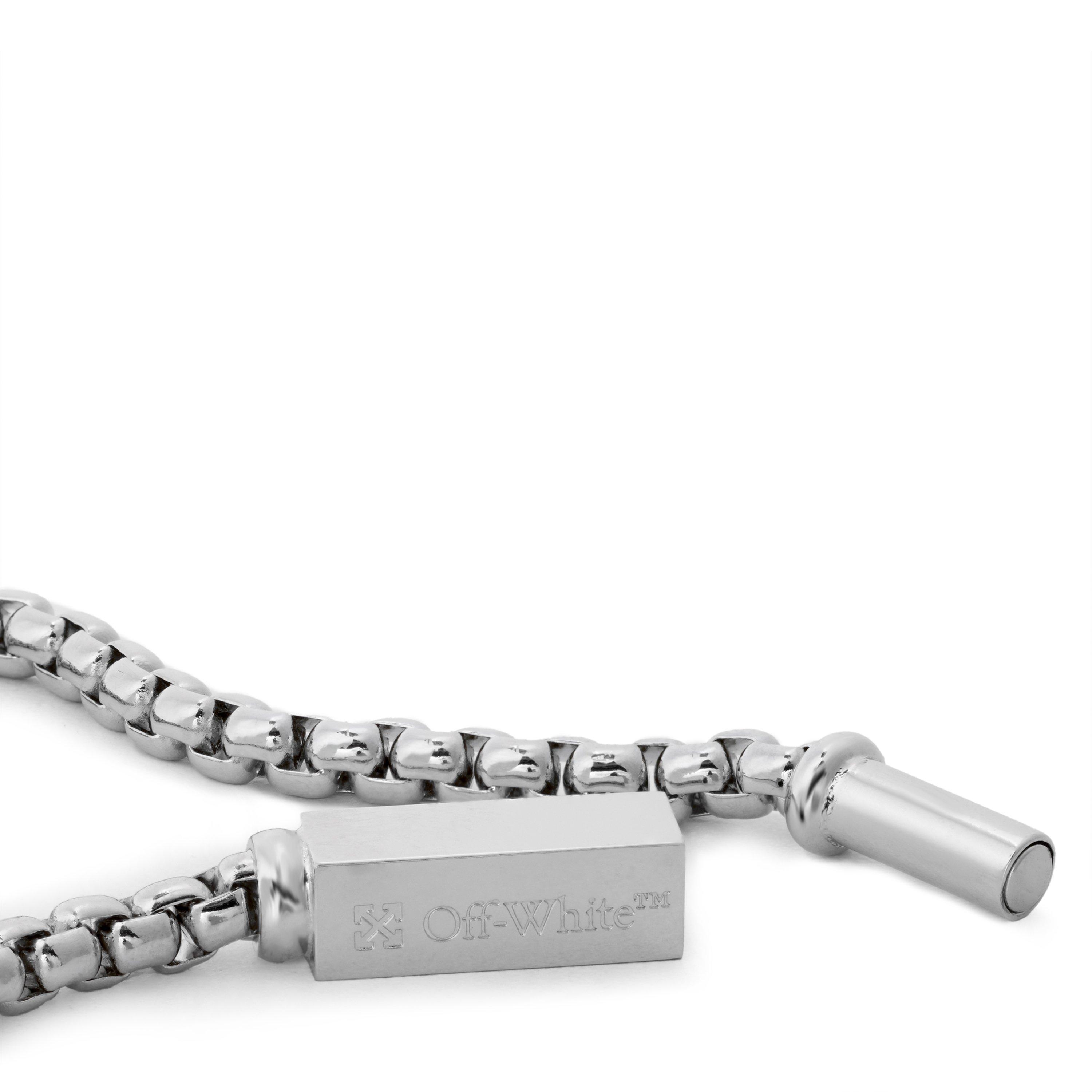 Silver - Off White - Box Chain Bracelet - 2