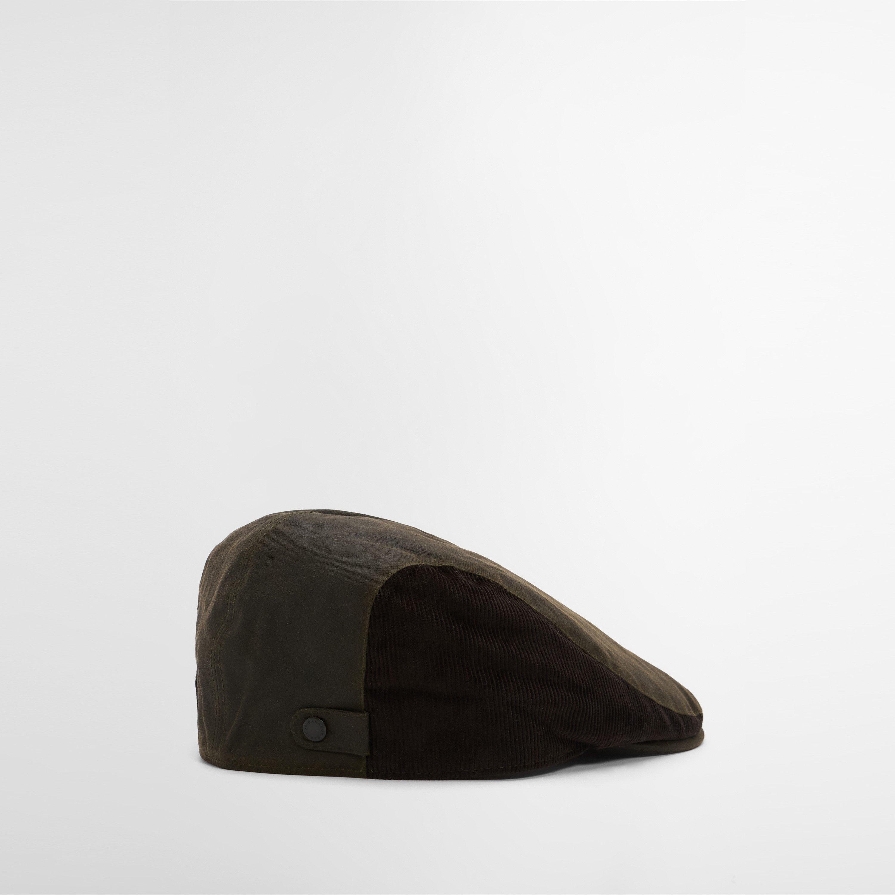 Olive - Barbour - Ashby Waxed Flat Cap - 2