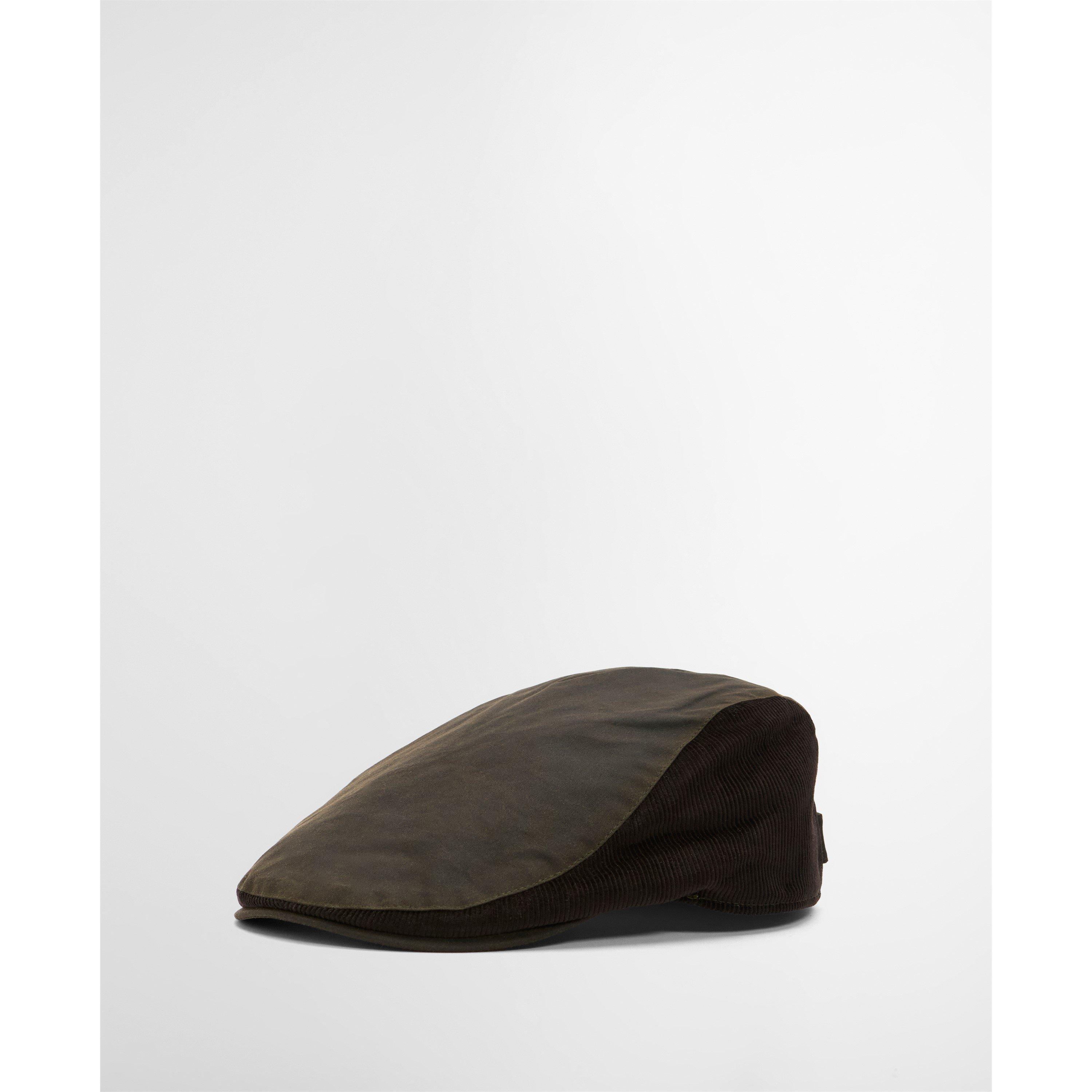 Olive - Barbour - Ashby Waxed Flat Cap - 5