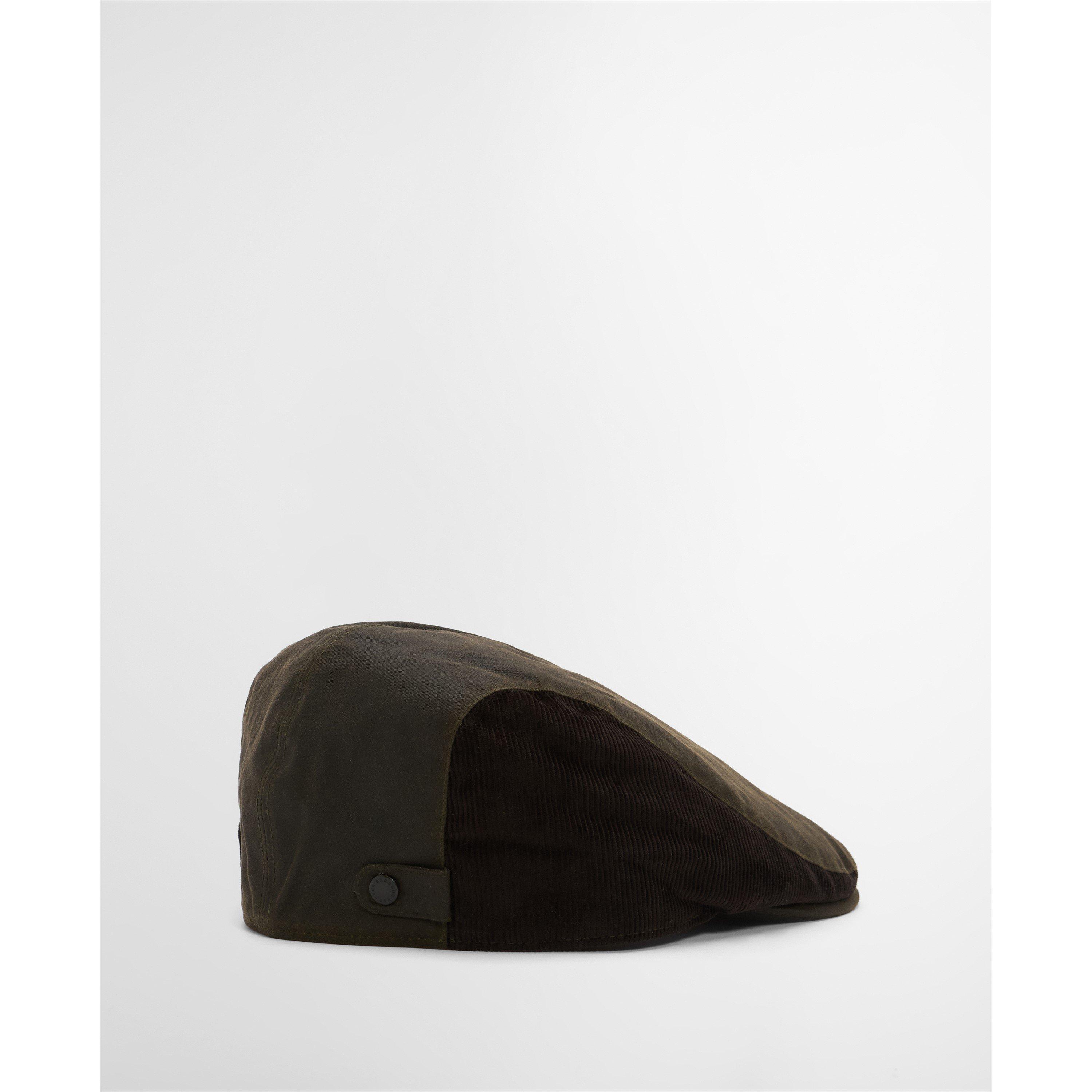 Olive - Barbour - Ashby Waxed Flat Cap - 6