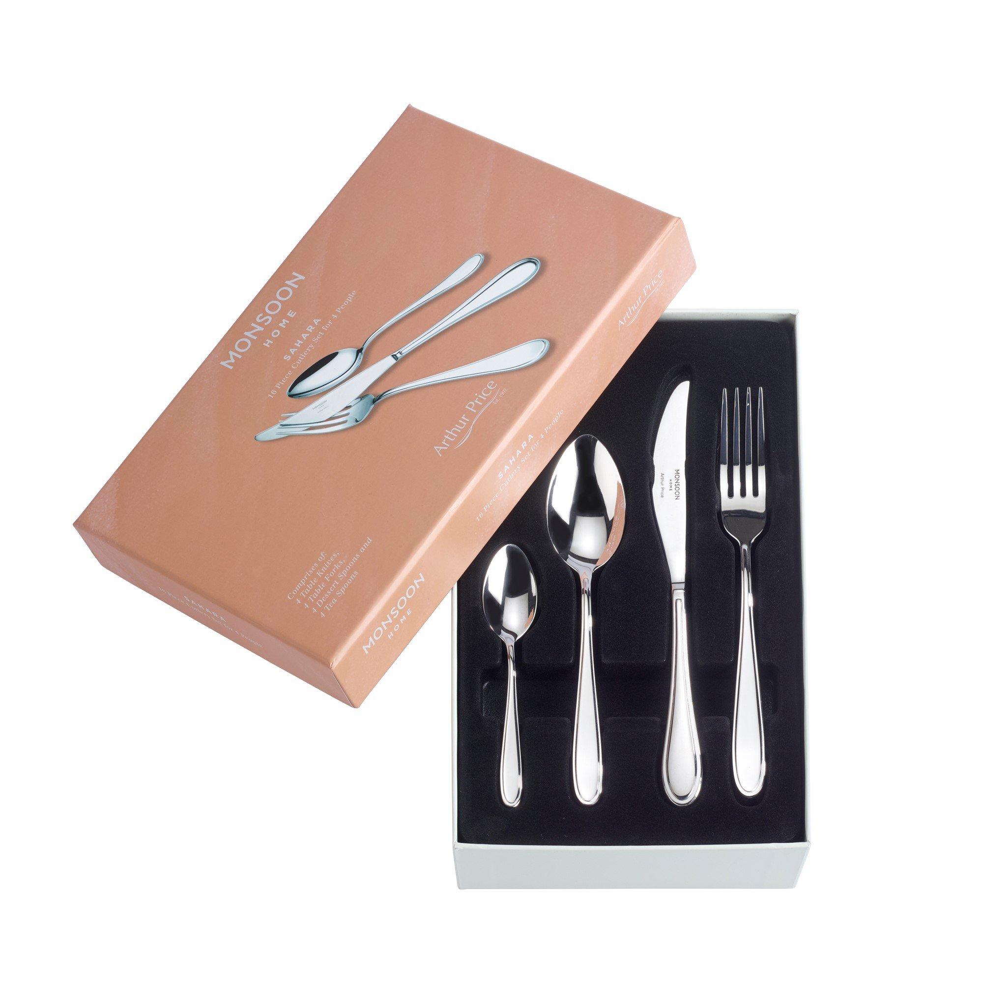 SS 18/10 16pc - Arthur Price - Monsoon Cutlery Sets - 3