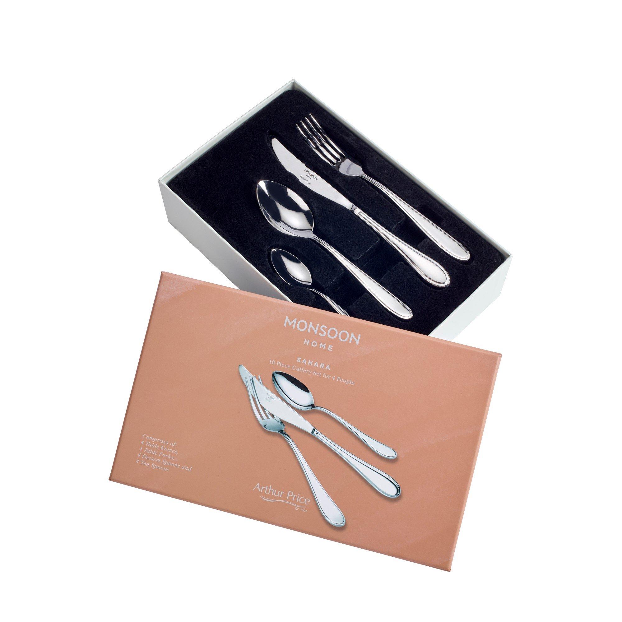 SS 18/10 16pc - Arthur Price - Monsoon Cutlery Sets - 4