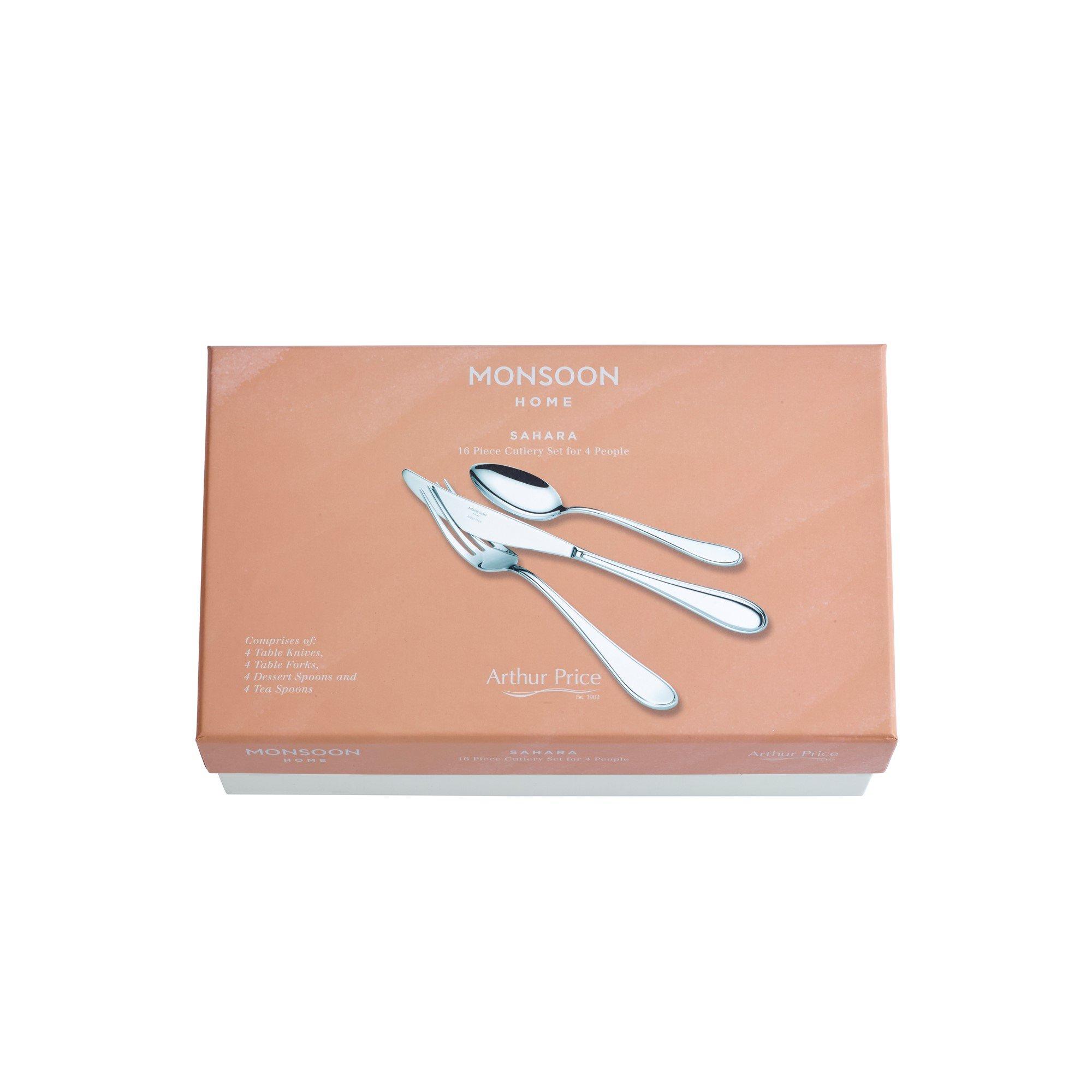 SS 18/10 16pc - Arthur Price - Monsoon Cutlery Sets - 5