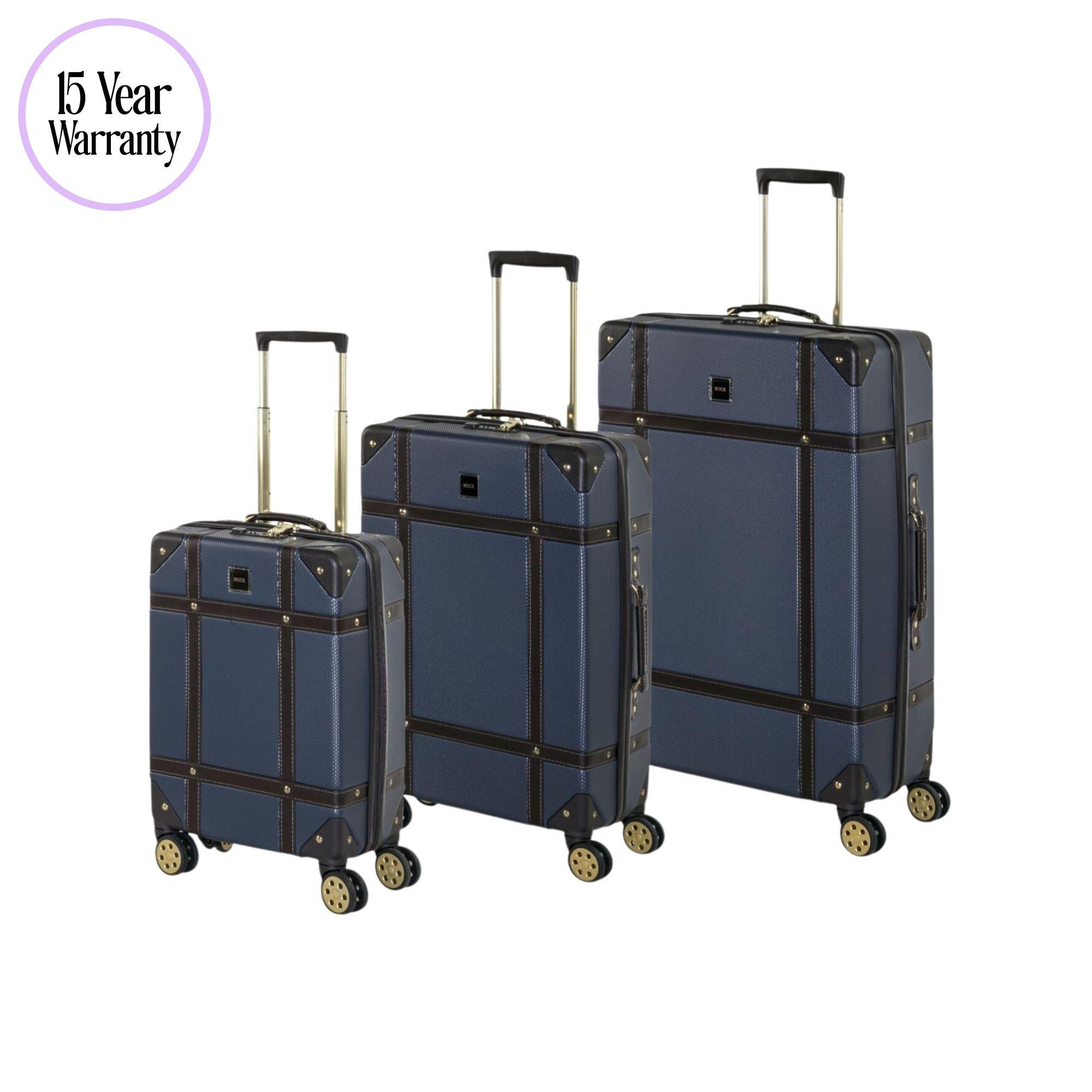 Navy - Rock - Rock Vintage Suitcase Navy - 1