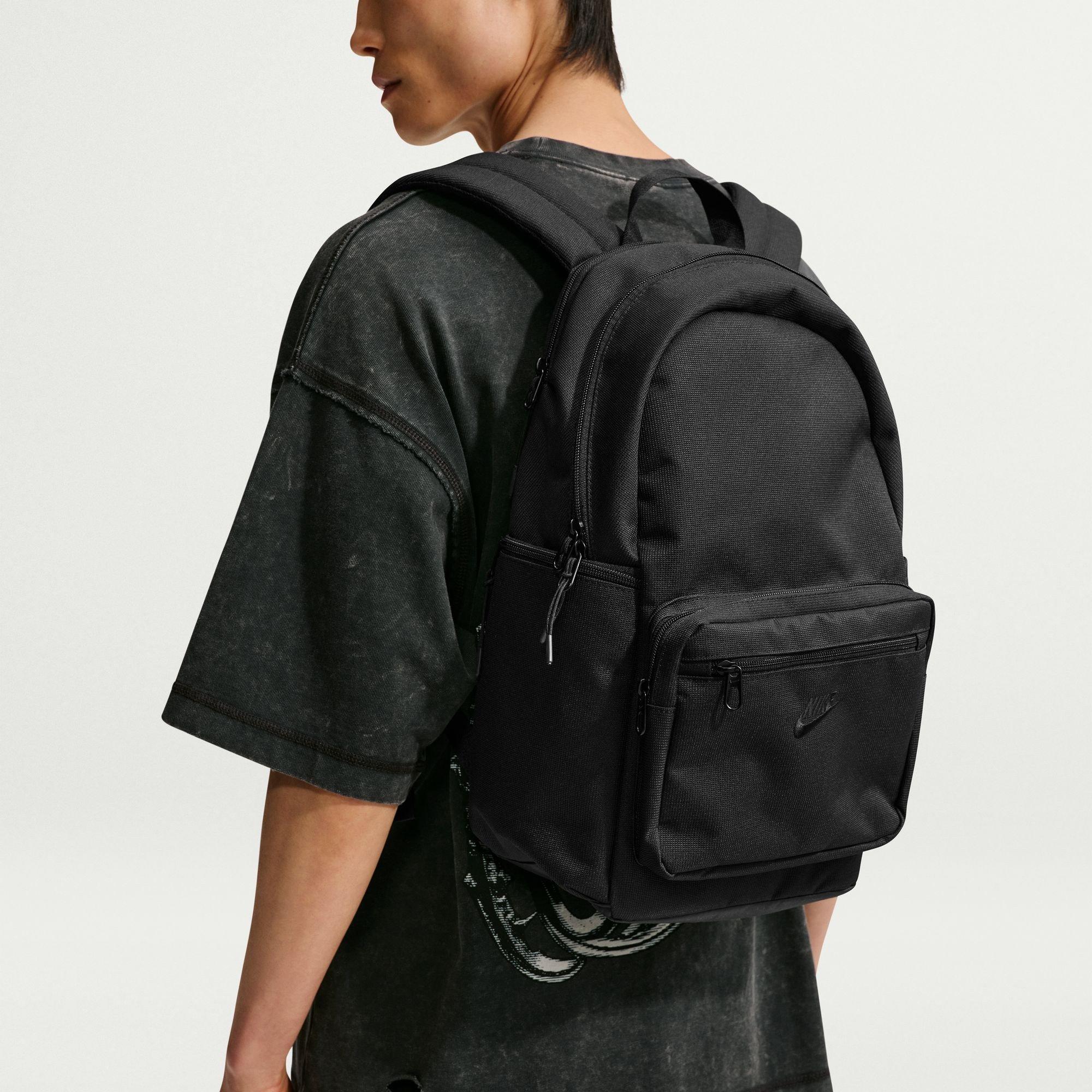 Black/Blk/Black - Nike - Heritage 10 Backpack - 3