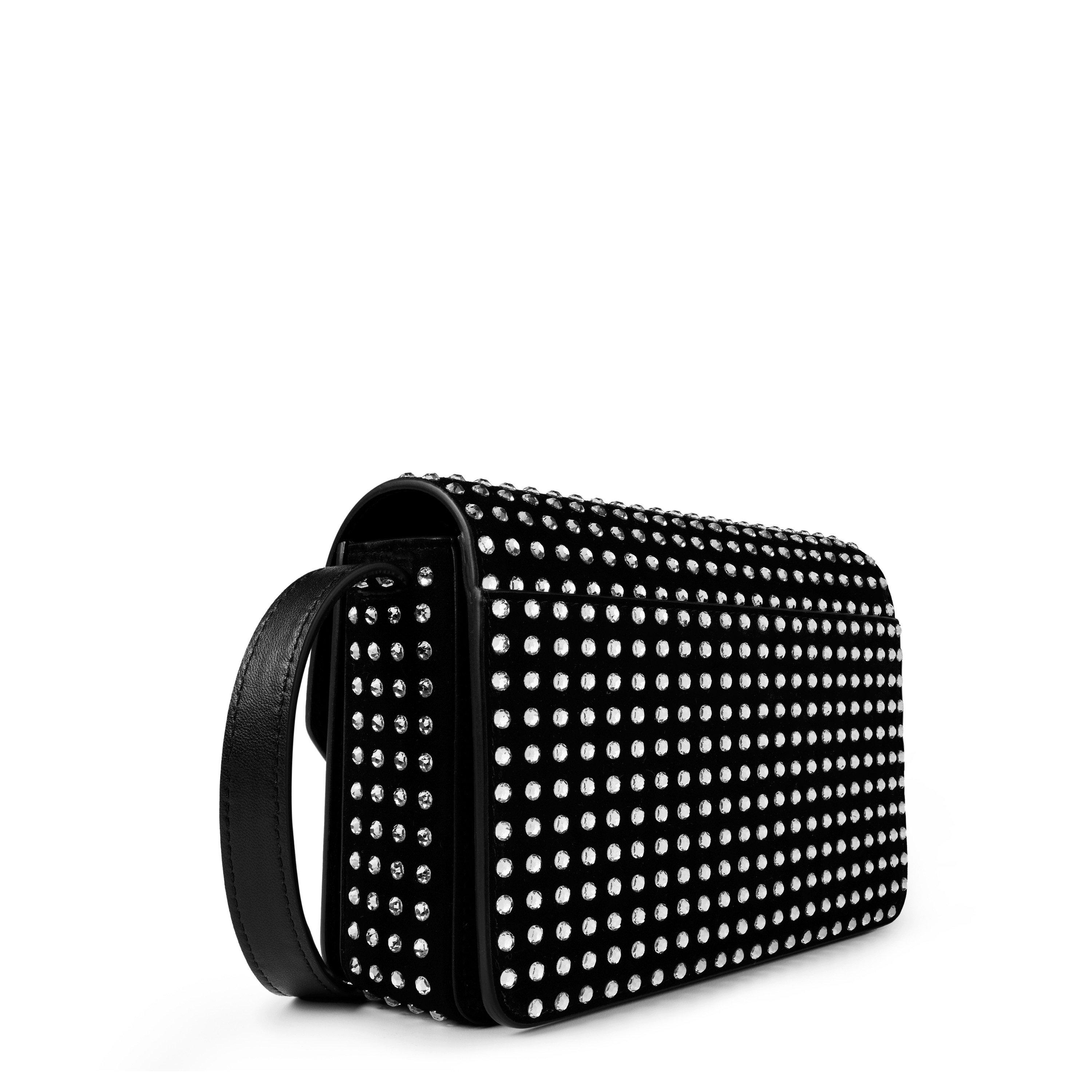 Black/Silver - Christian Louboutin - Loubi54 Small Crossbody Bag - 2