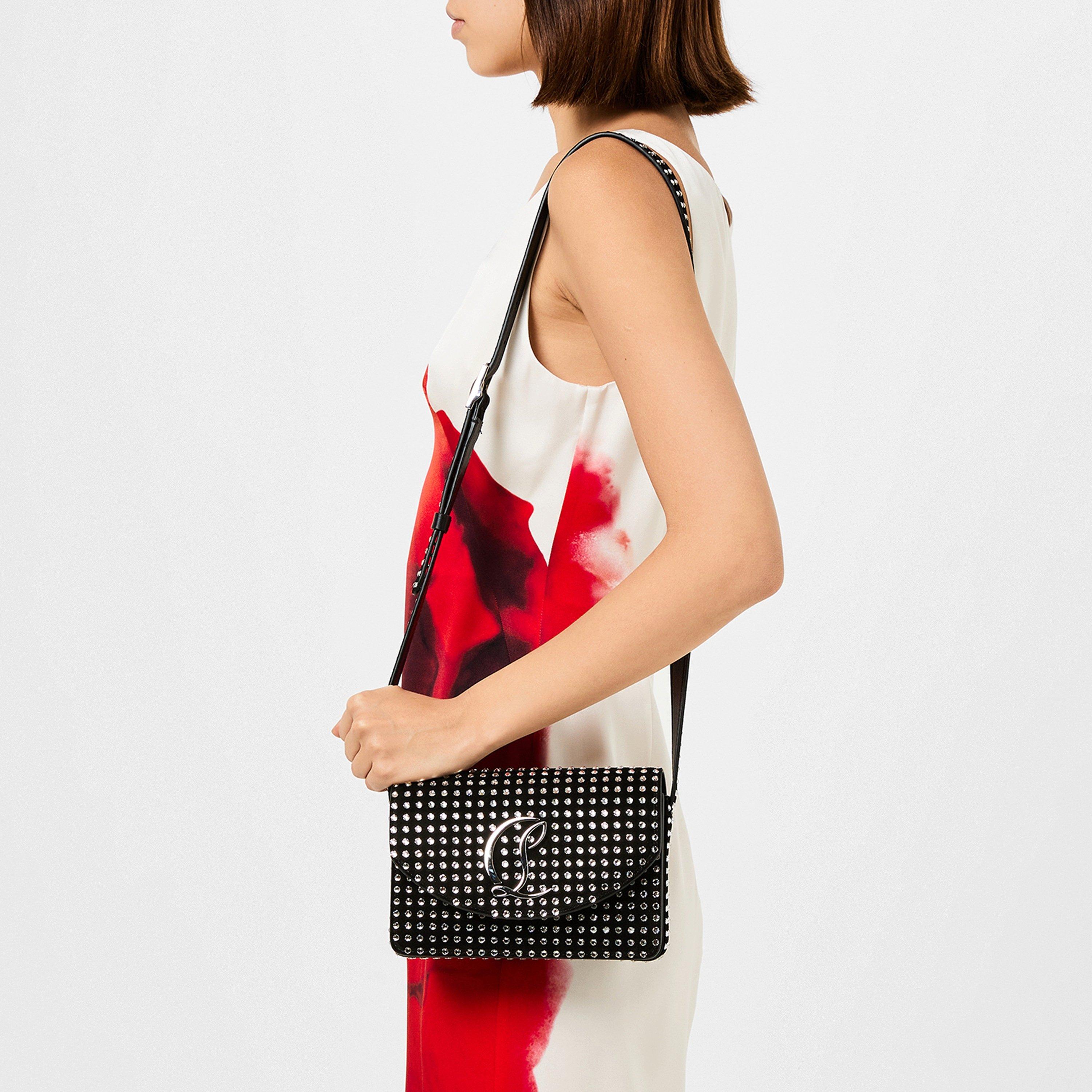 Black/Silver - Christian Louboutin - Loubi54 Small Crossbody Bag - 3