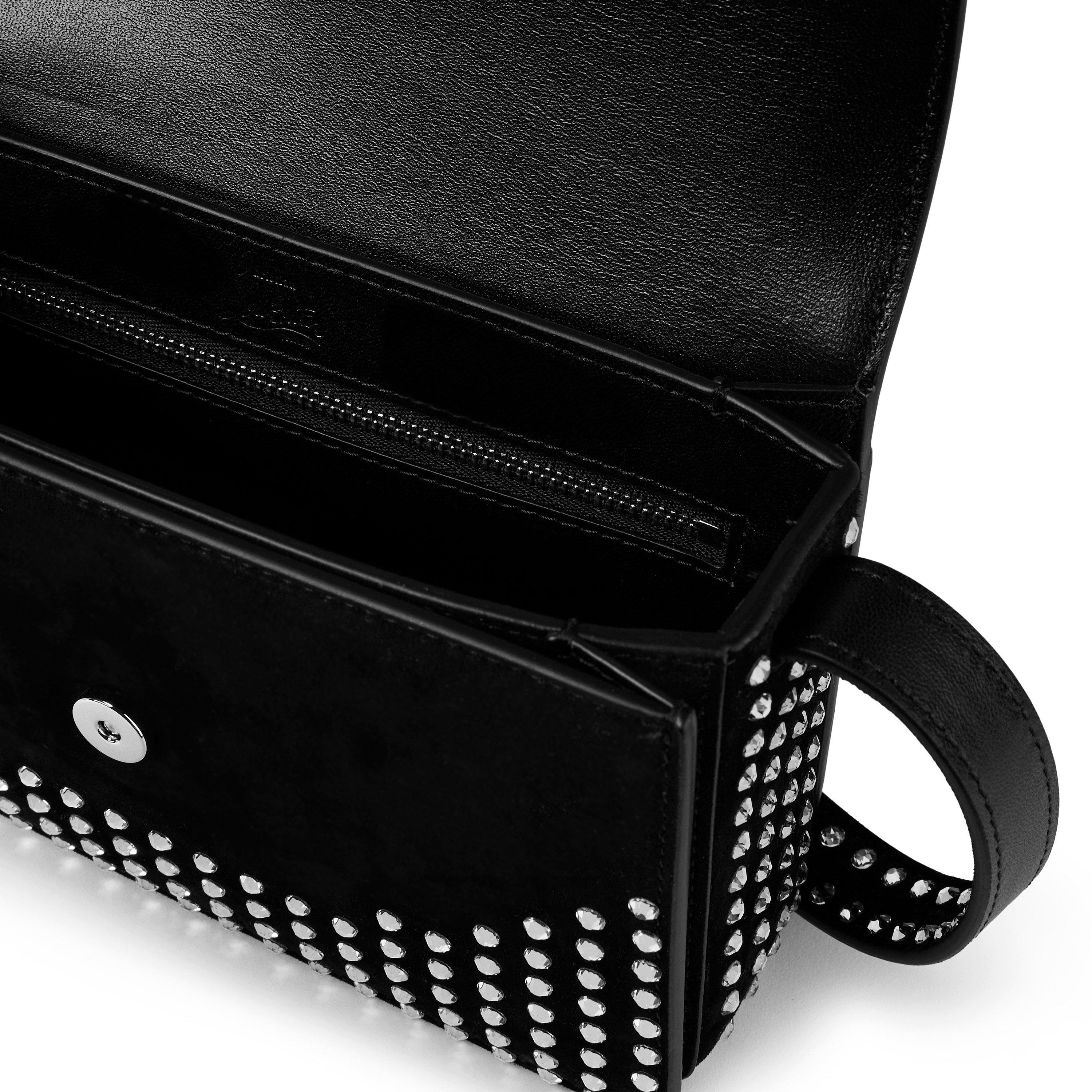 Black/Silver - Christian Louboutin - Loubi54 Small Crossbody Bag - 4