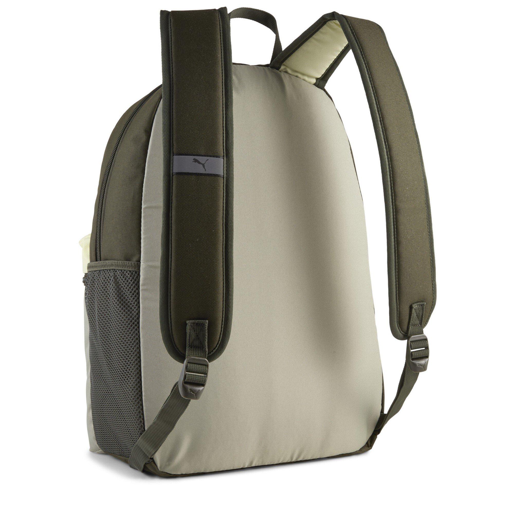 Dark Olive/Army - Puma - Men's Phase colour Block Backpack - 2